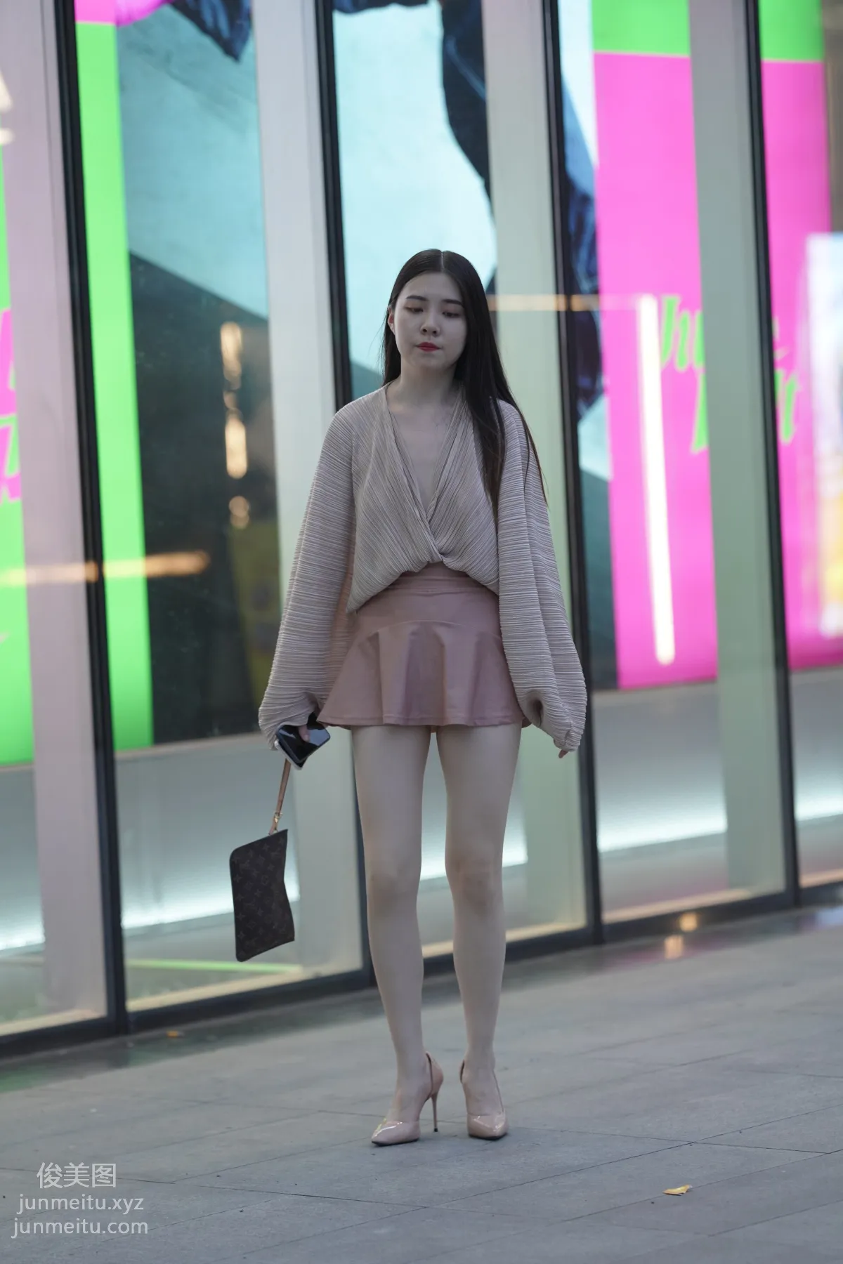 Mojing Street NO.167, Cute Pink Short Skirt Girl [493P] photo 164