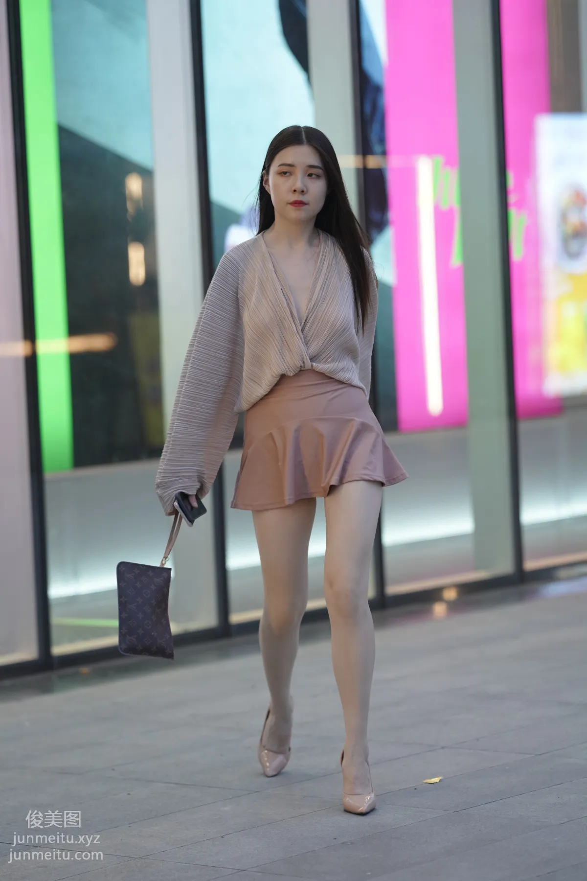 Mojing Street NO.167, Cute Pink Short Skirt Girl [493P] photo 166