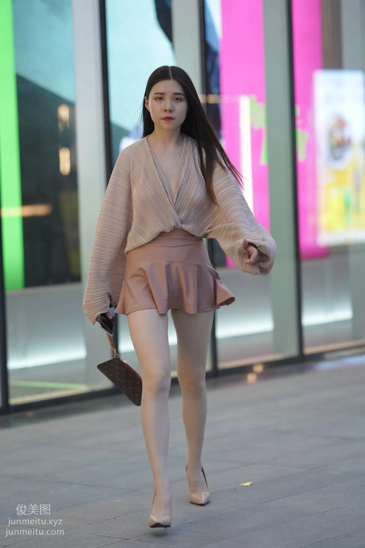 Mojing Street NO.167, Cute Pink Short Skirt Girl [493P] photo 167
