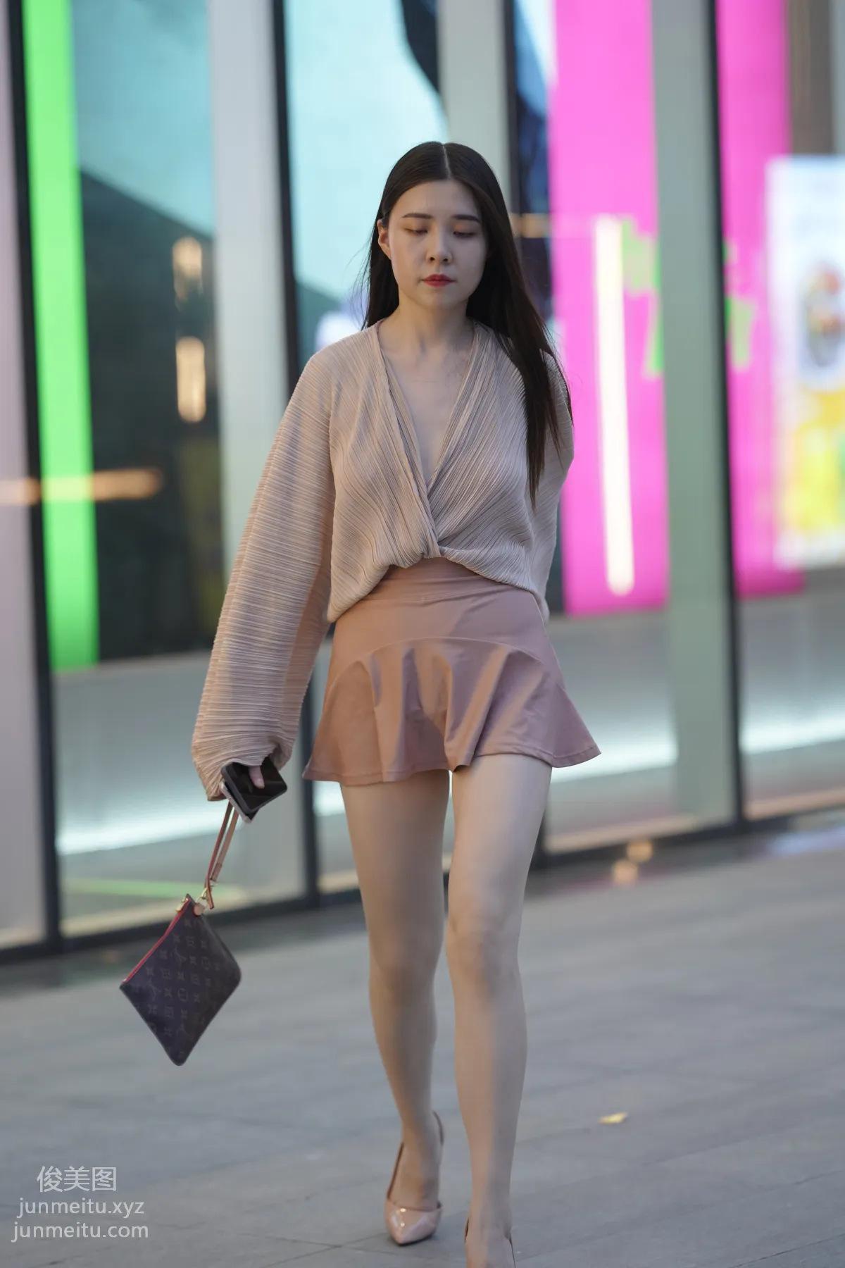 Mojing Street NO.167, Cute Pink Short Skirt Girl [493P] photo 168