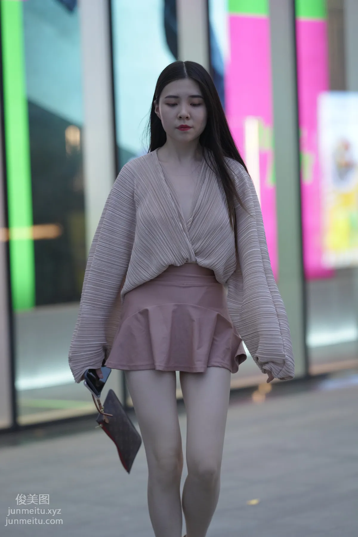 Mojing Street NO.167, Cute Pink Short Skirt Girl [493P] photo 169
