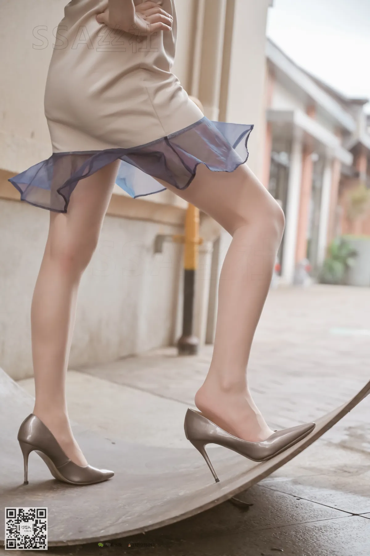[SSA] Ultra HD Photos NO.099 Xue Li Leg Model Xue Li Street Snap Short Skirt Nude Stockings [155P] photo 51