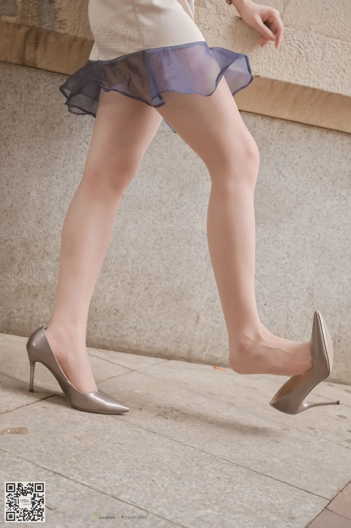 [SSA] Ultra HD Photos NO.099 Xue Li Leg Model Xue Li Street Snap Short Skirt Nude Stockings [155P] photo 68