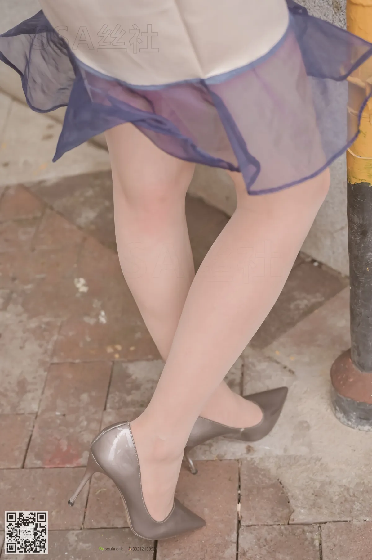 [SSA] Ultra HD Photos NO.099 Xue Li Leg Model Xue Li Street Snap Short Skirt Nude Stockings [155P] photo 74