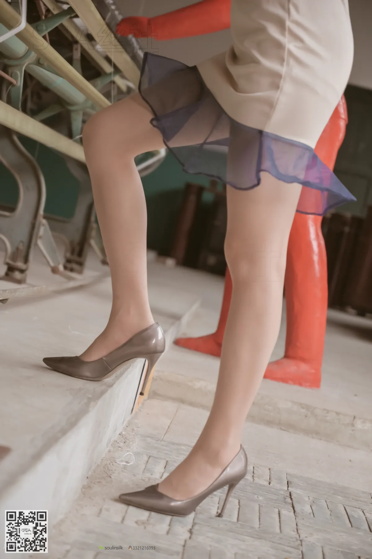 [SSA] Ultra HD Photos NO.099 Xue Li Leg Model Xue Li Street Snap Short Skirt Nude Stockings [155P] photo 80