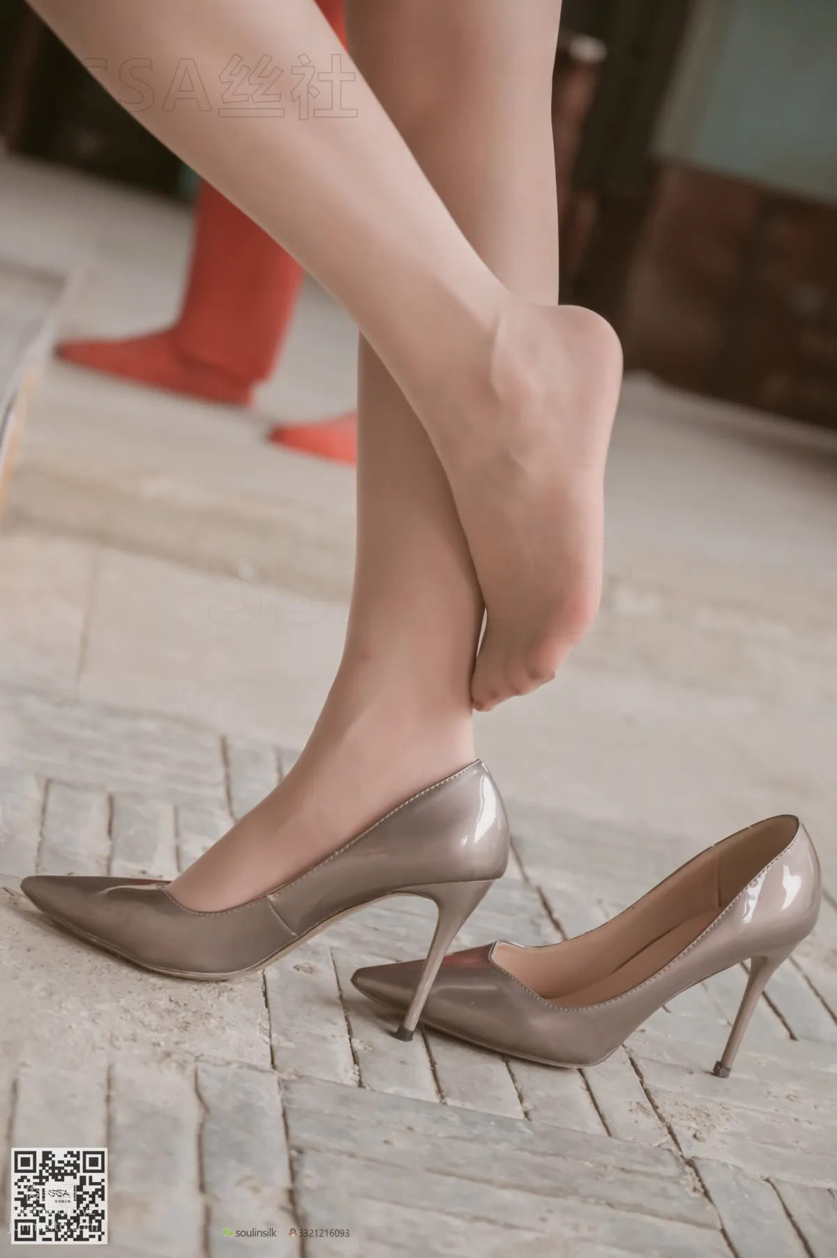 [SSA] Ultra HD Photos NO.099 Xue Li Leg Model Xue Li Street Snap Short Skirt Nude Stockings [155P] photo 85