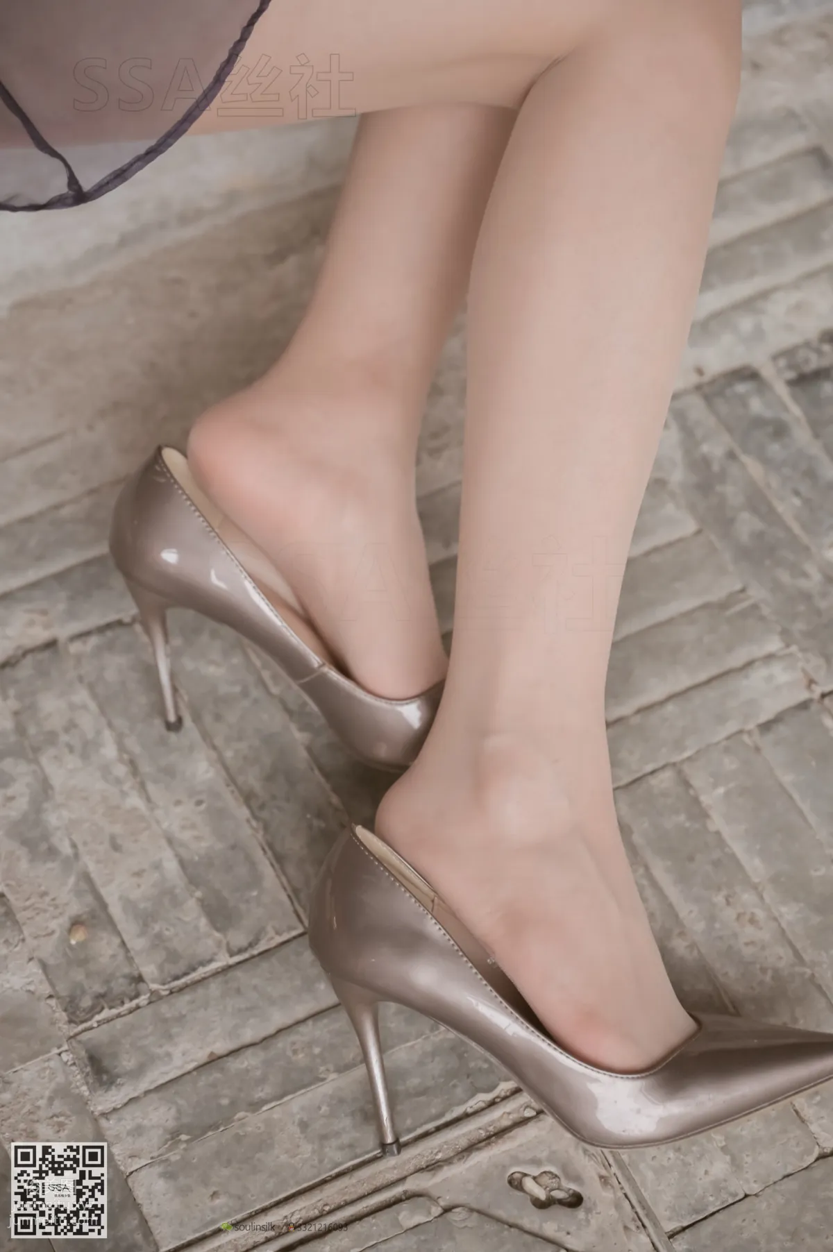 [SSA] Ultra HD Photos NO.099 Xue Li Leg Model Xue Li Street Snap Short Skirt Nude Stockings [155P] photo 116