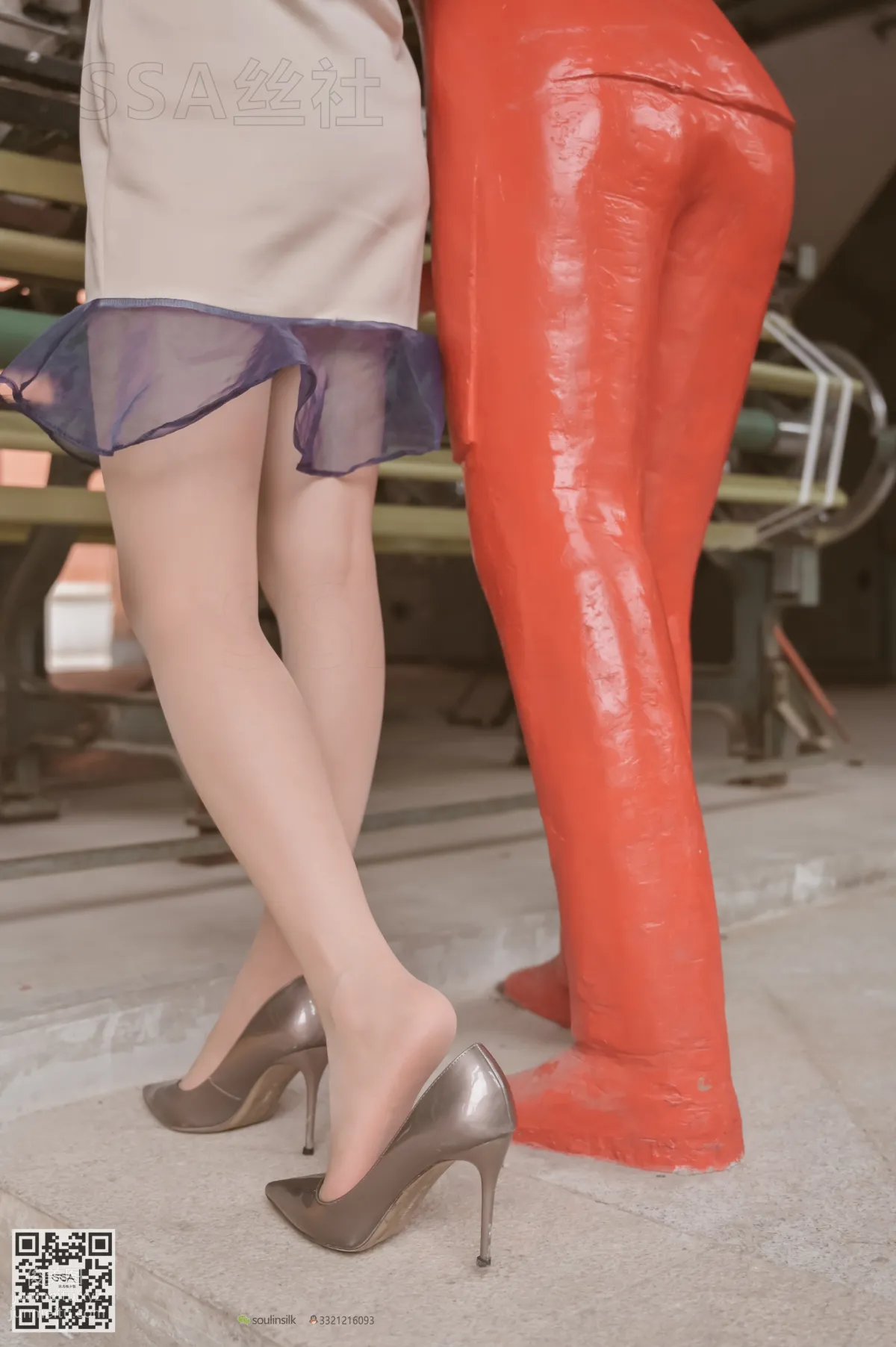 [SSA] Ultra HD Photos NO.099 Xue Li Leg Model Xue Li Street Snap Short Skirt Nude Stockings [155P] photo 127