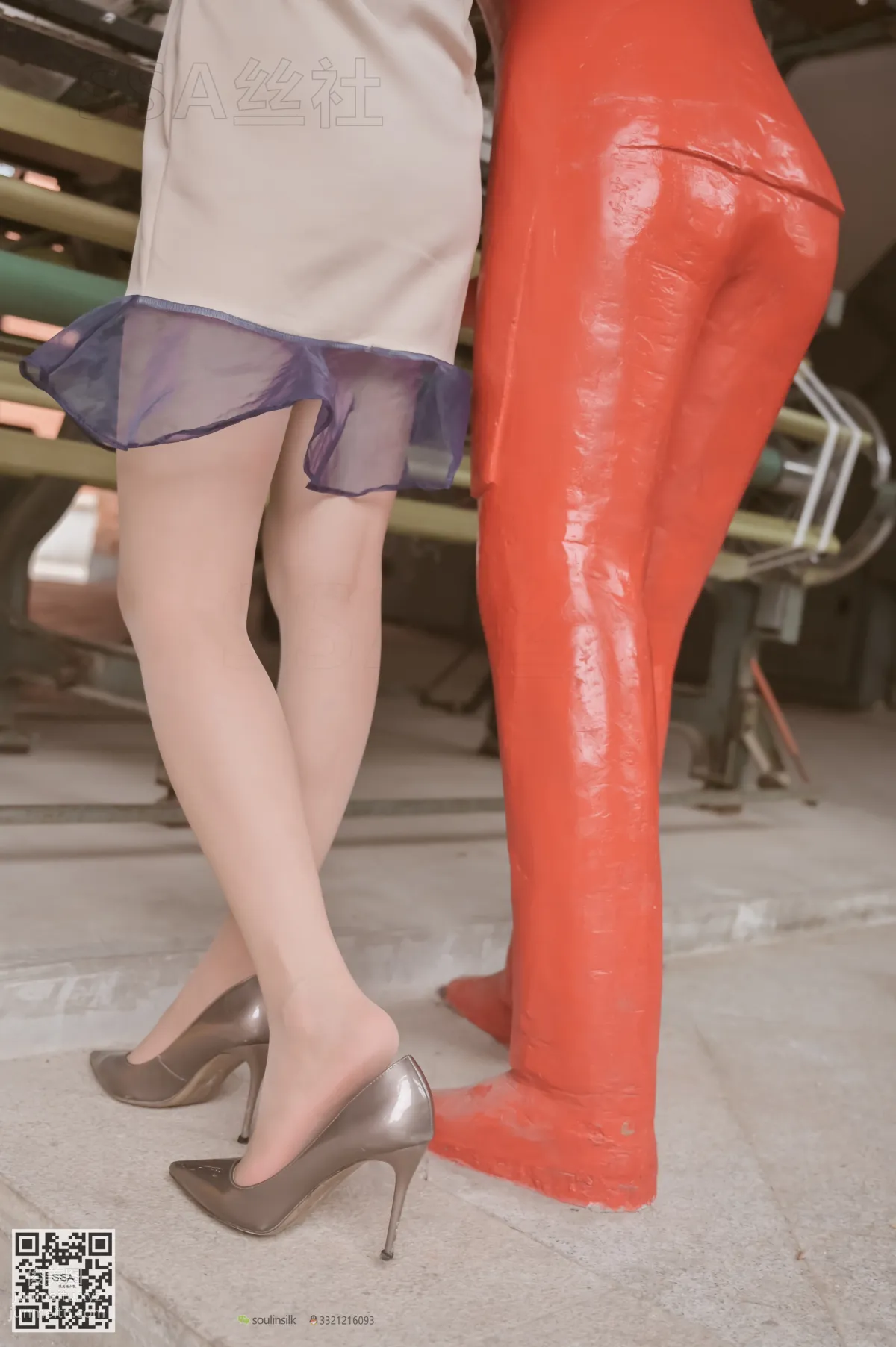 [SSA] Ultra HD Photos NO.099 Xue Li Leg Model Xue Li Street Snap Short Skirt Nude Stockings [155P] photo 128