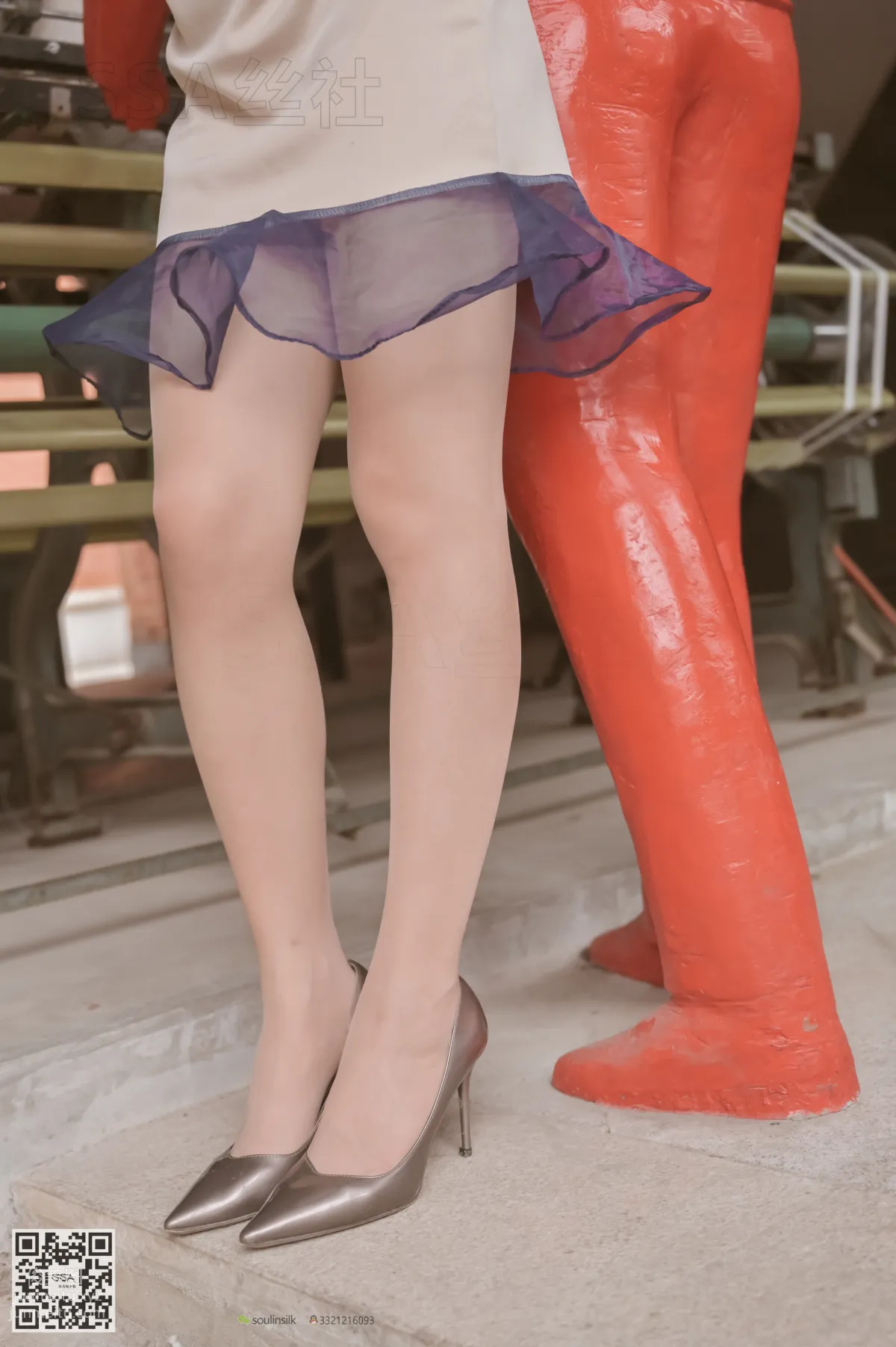 [SSA] Ultra HD Photos NO.099 Xue Li Leg Model Xue Li Street Snap Short Skirt Nude Stockings [155P] photo 129
