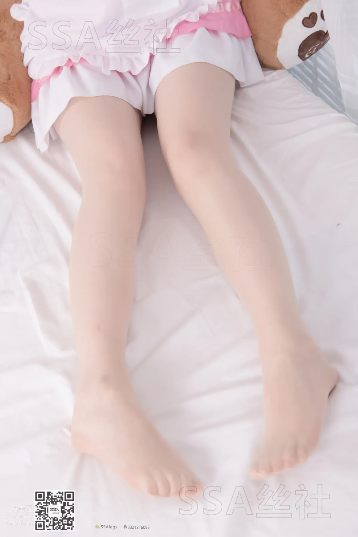 [SSA] Ultra HD Photo Set NO.089 Wenwen Sweet Smile Healing Style Pink Maid Outfit [158P] photo 147