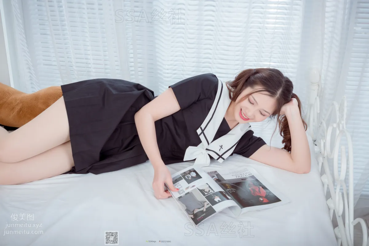 [SSA絲社]超清寫真 NO.079 雯雯 笑容治愈系小姐姐JK制服[132P] 120