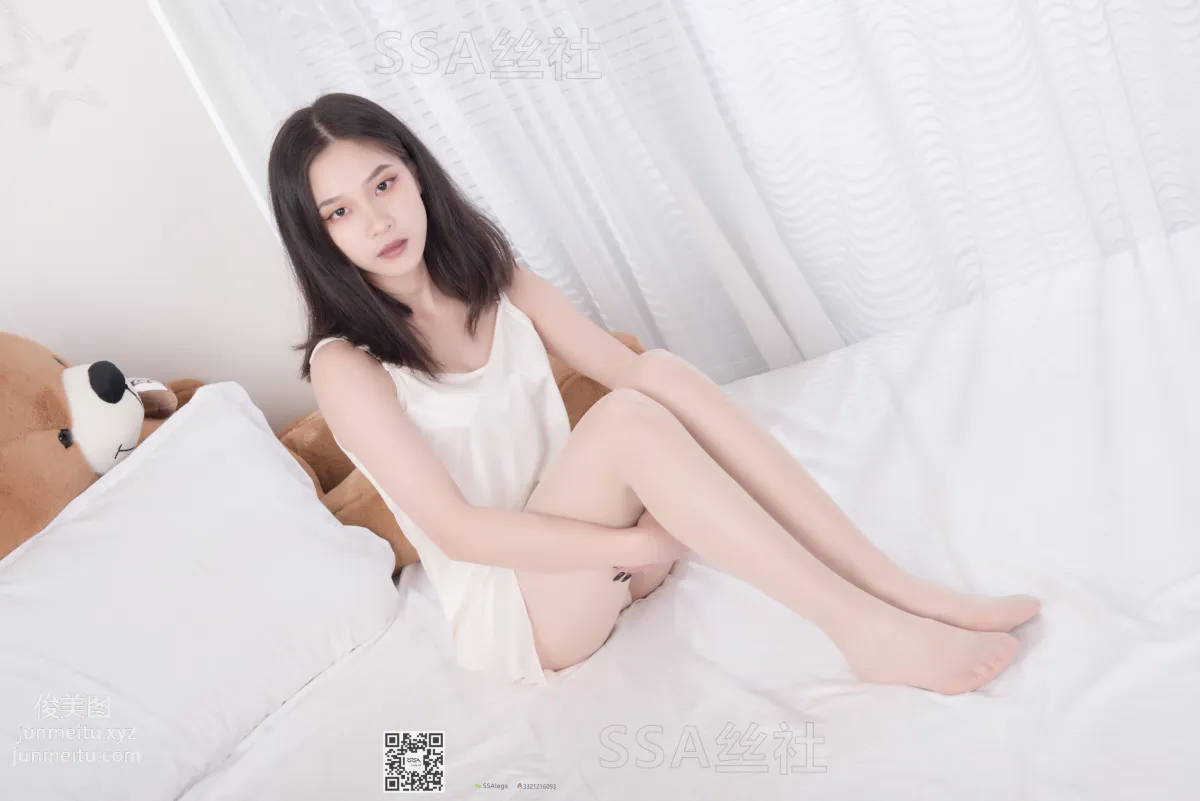 [SSA] Ultra HD Photo Set NO.091 Jiajia Little Stockings Girl Jiajia's Pajama Private Shoot [142P] photo 5