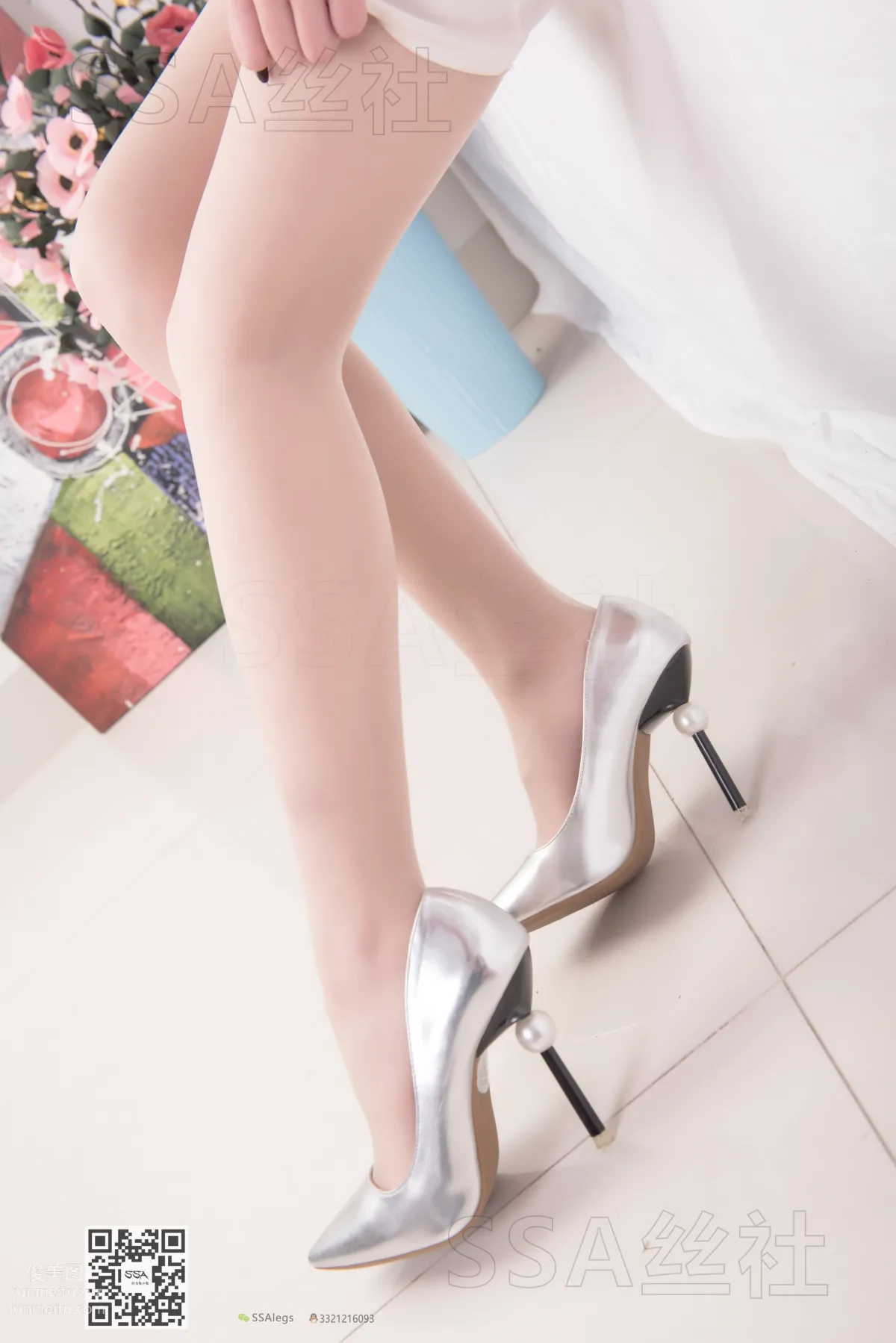 [SSA] Ultra HD Photo Set NO.091 Jiajia Little Stockings Girl Jiajia's Pajama Private Shoot [142P] photo 64