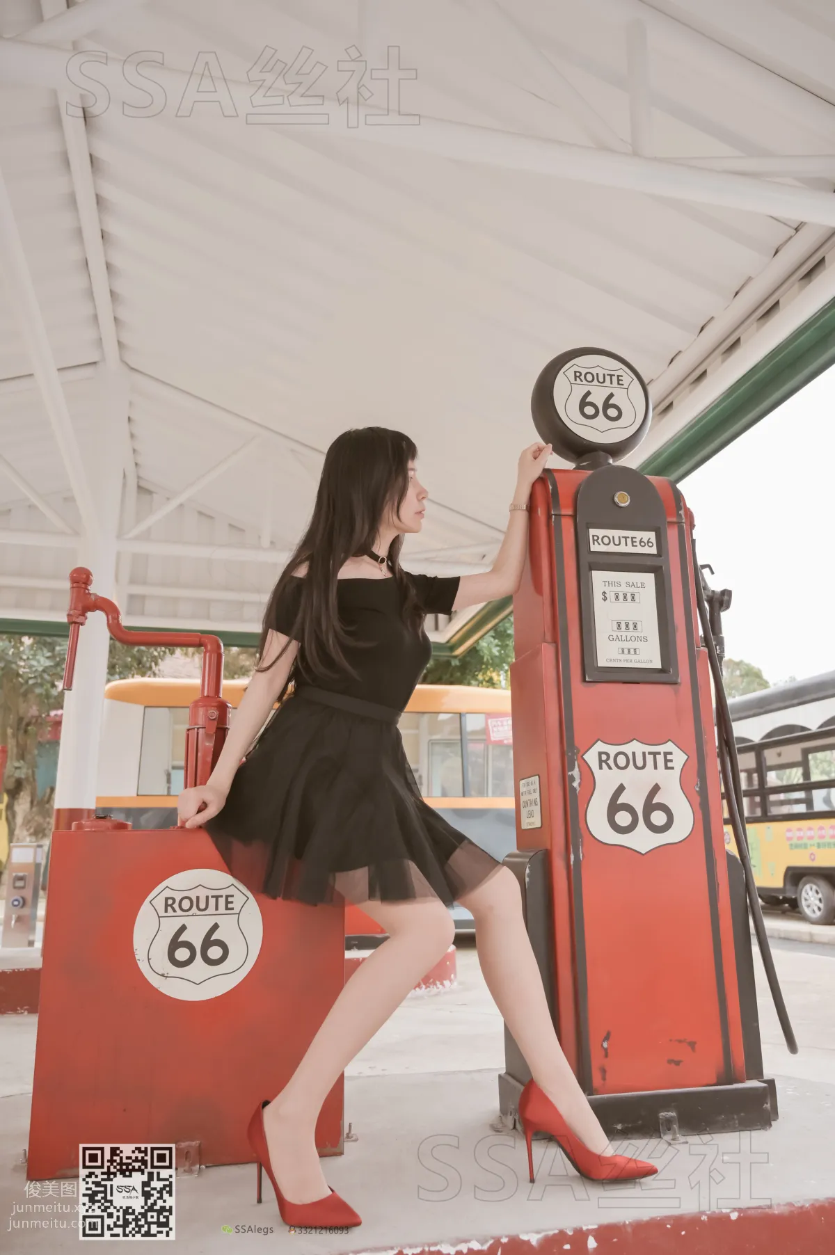 [SSA] Ultra HD Photos NO.097 Xue Li Leg Model Xue Li Street Snap Red High Heels Nude Stockings [120P] photo 83