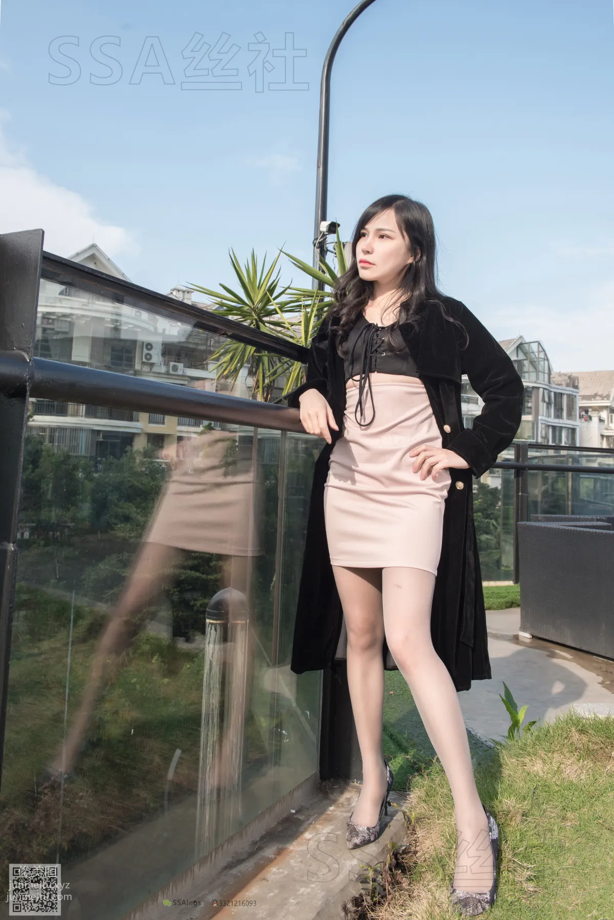 [SSA] Ultra HD Photo Set NO.074 Xue Li Gray Stockings That Change Color with the Sunlight [129P] photo 3