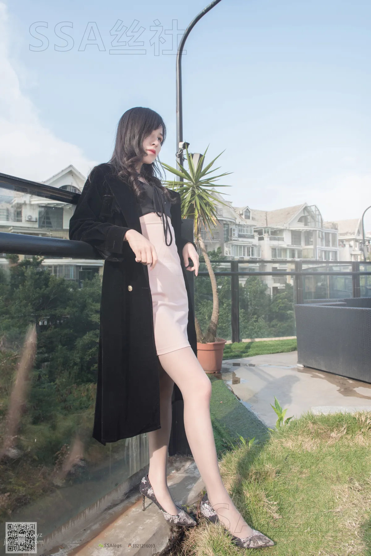 [SSA] Ultra HD Photo Set NO.074 Xue Li Gray Stockings That Change Color with the Sunlight [129P] photo 5