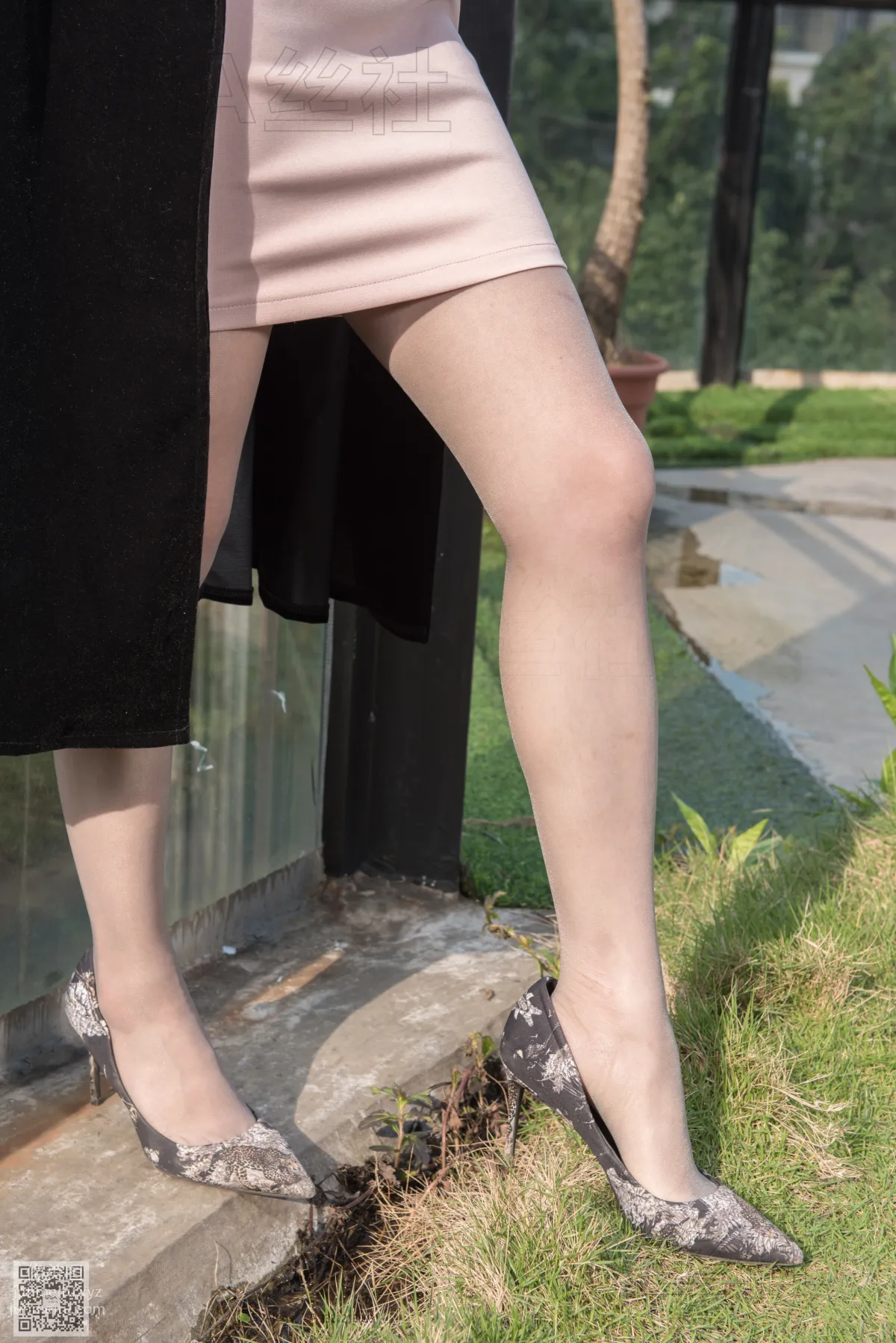[SSA] Ultra HD Photo Set NO.074 Xue Li Gray Stockings That Change Color with the Sunlight [129P] photo 7