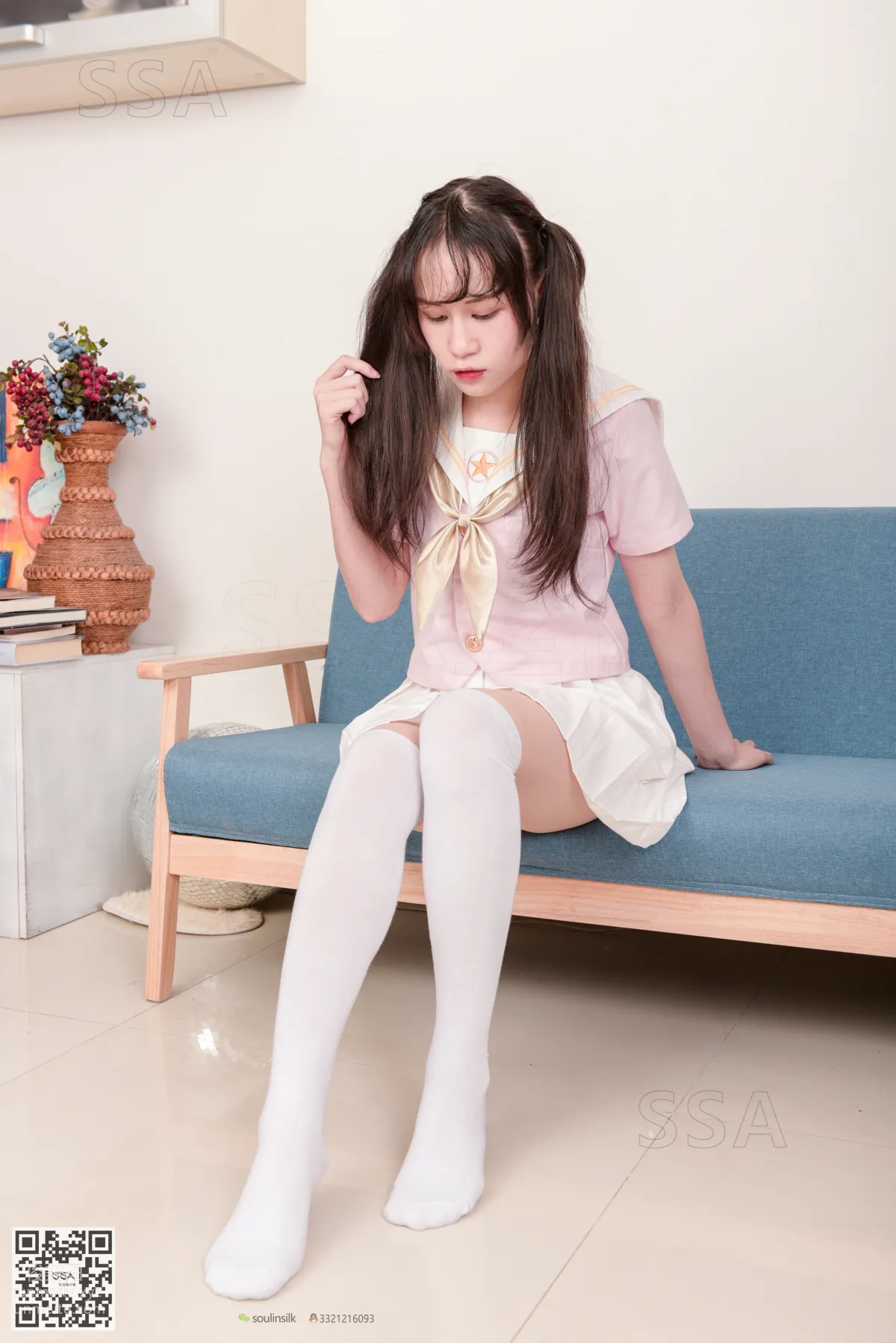 [SSA絲社]超清寫真 No.144 丹丹粉色JK制服 [195P] 12