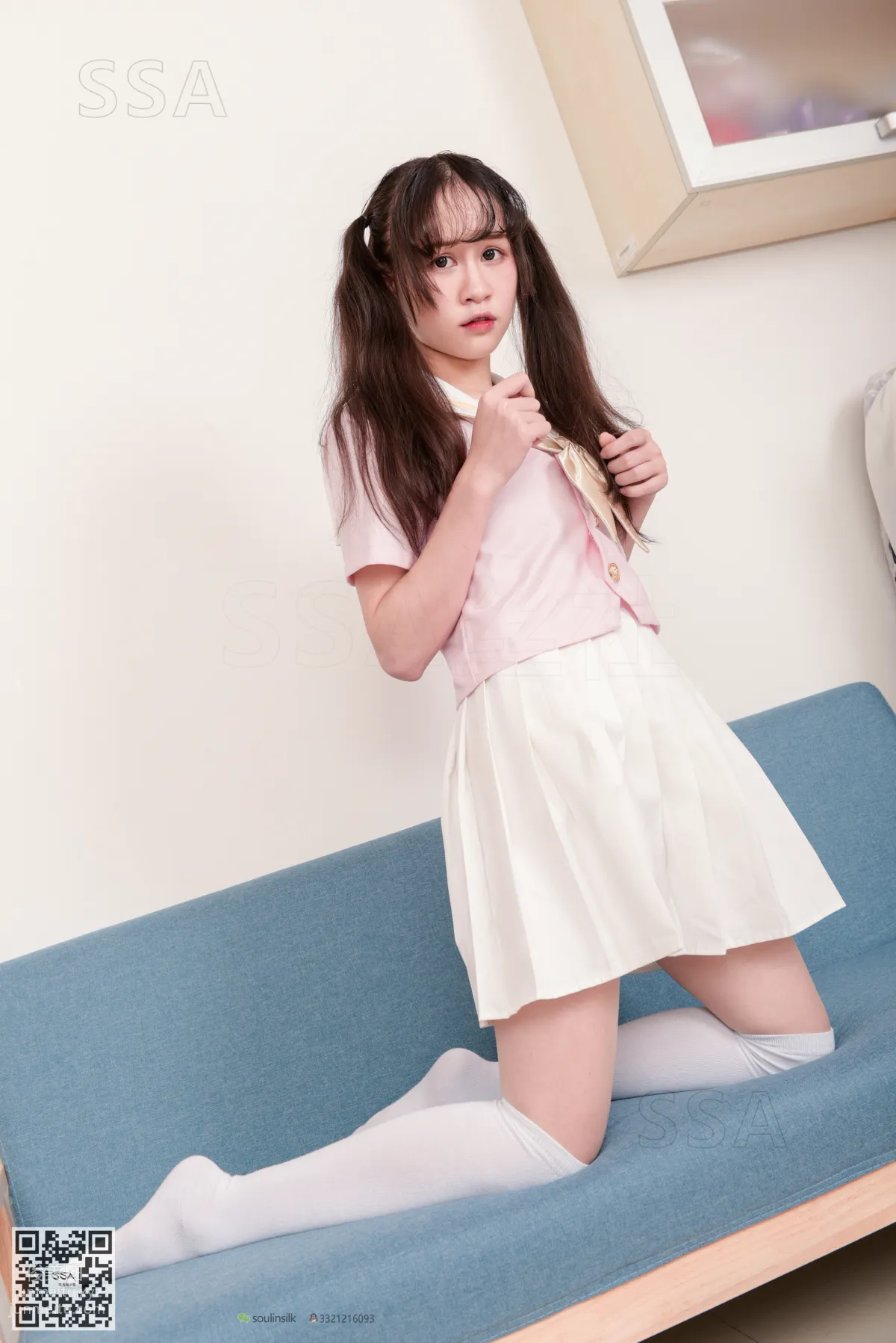 [SSA絲社]超清寫真 No.144 丹丹粉色JK制服 [195P] 55