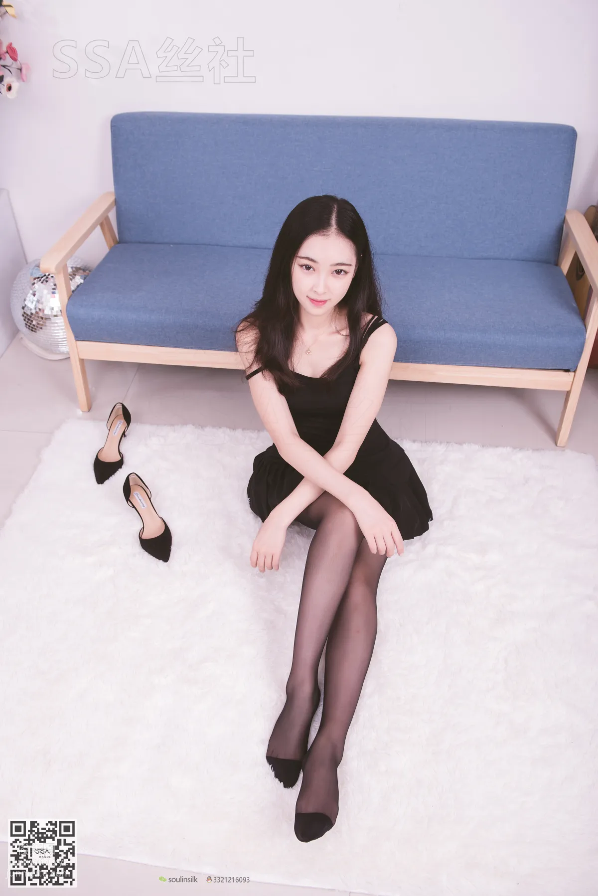 [SSA] Ultra HD Photos NO.122 Wen Juan Irresistible Black Reinforced Toe Stockings [129P] photo 80