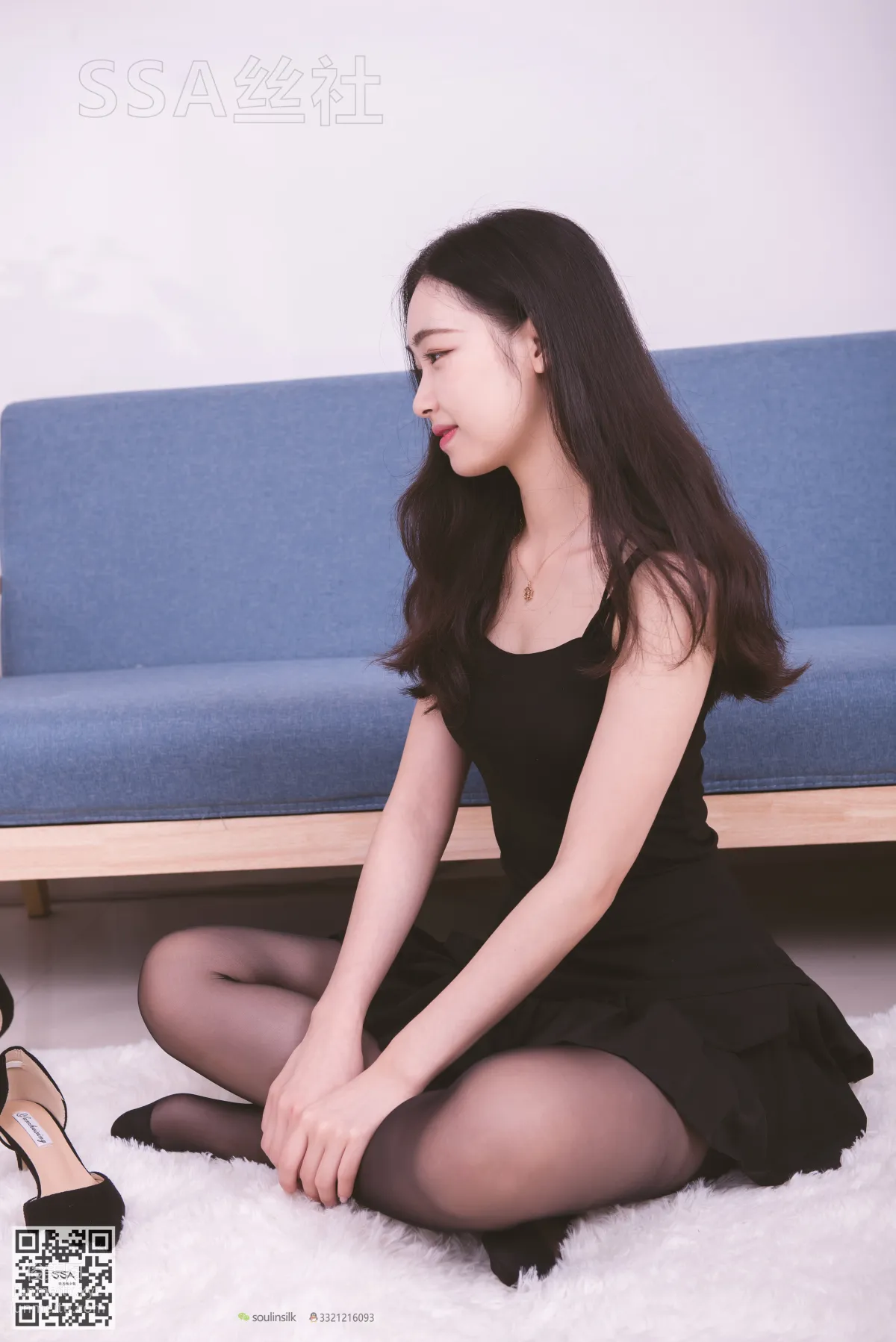 [SSA] Ultra HD Photos NO.122 Wen Juan Irresistible Black Reinforced Toe Stockings [129P] photo 83