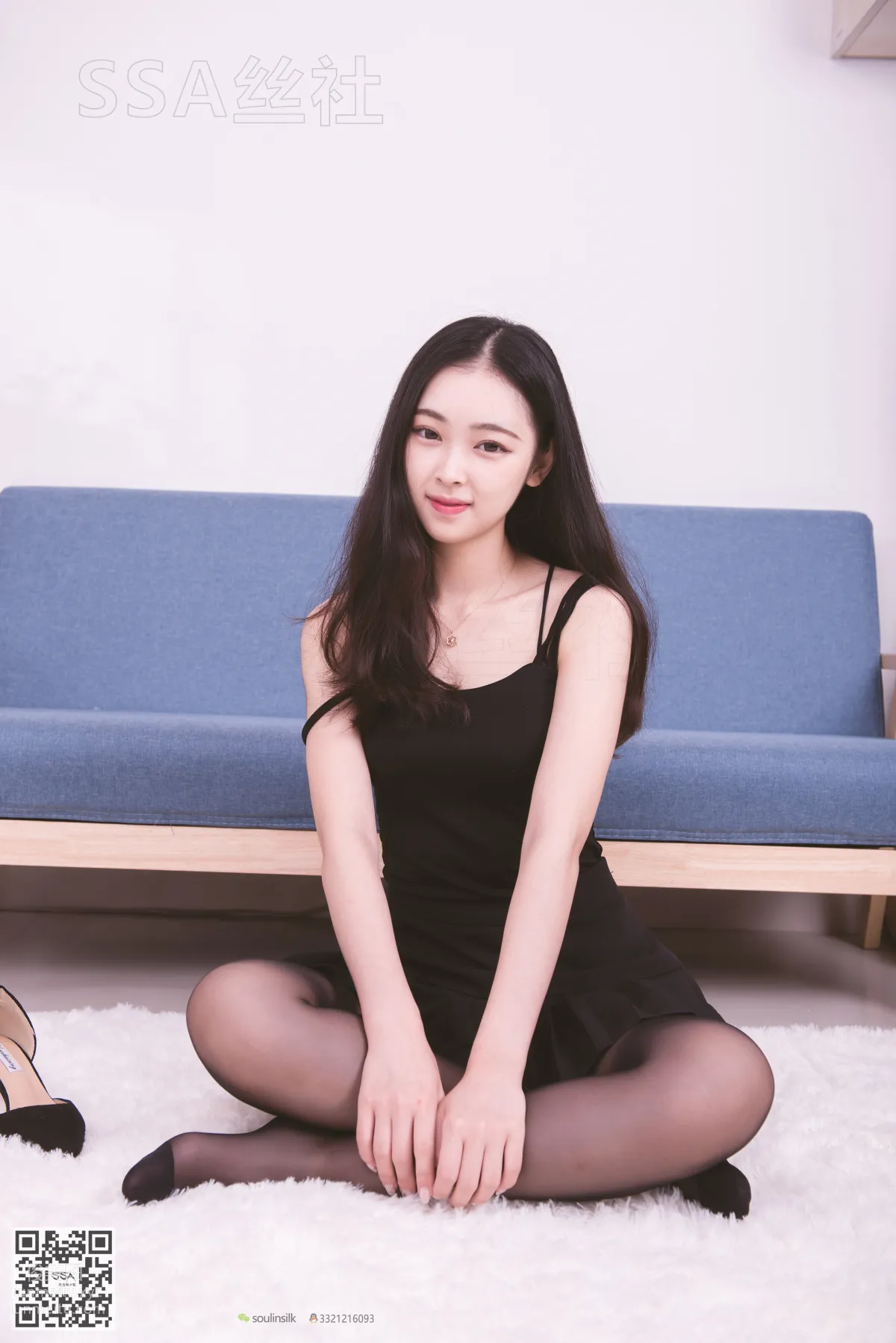 [SSA] Ultra HD Photos NO.122 Wen Juan Irresistible Black Reinforced Toe Stockings [129P] photo 85