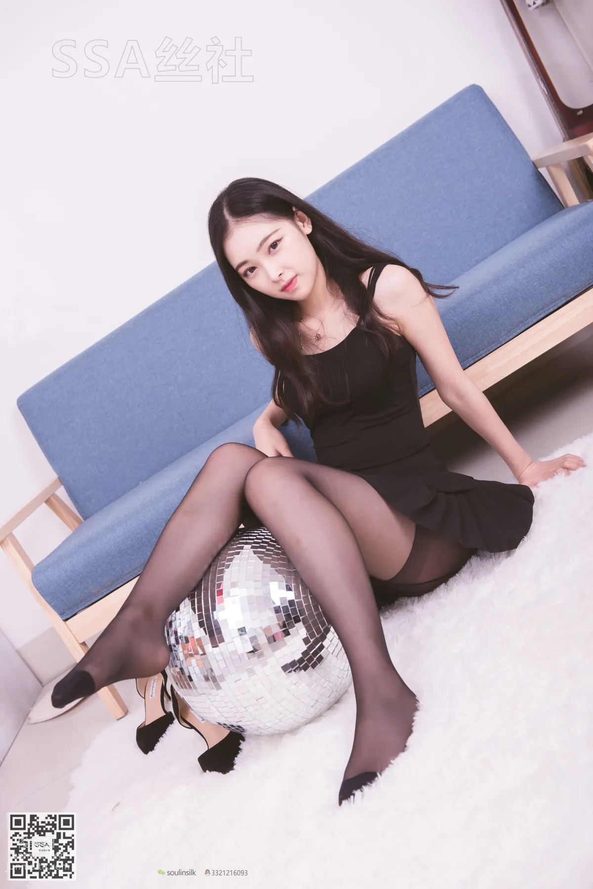 [SSA] Ultra HD Photos NO.122 Wen Juan Irresistible Black Reinforced Toe Stockings [129P] photo 111