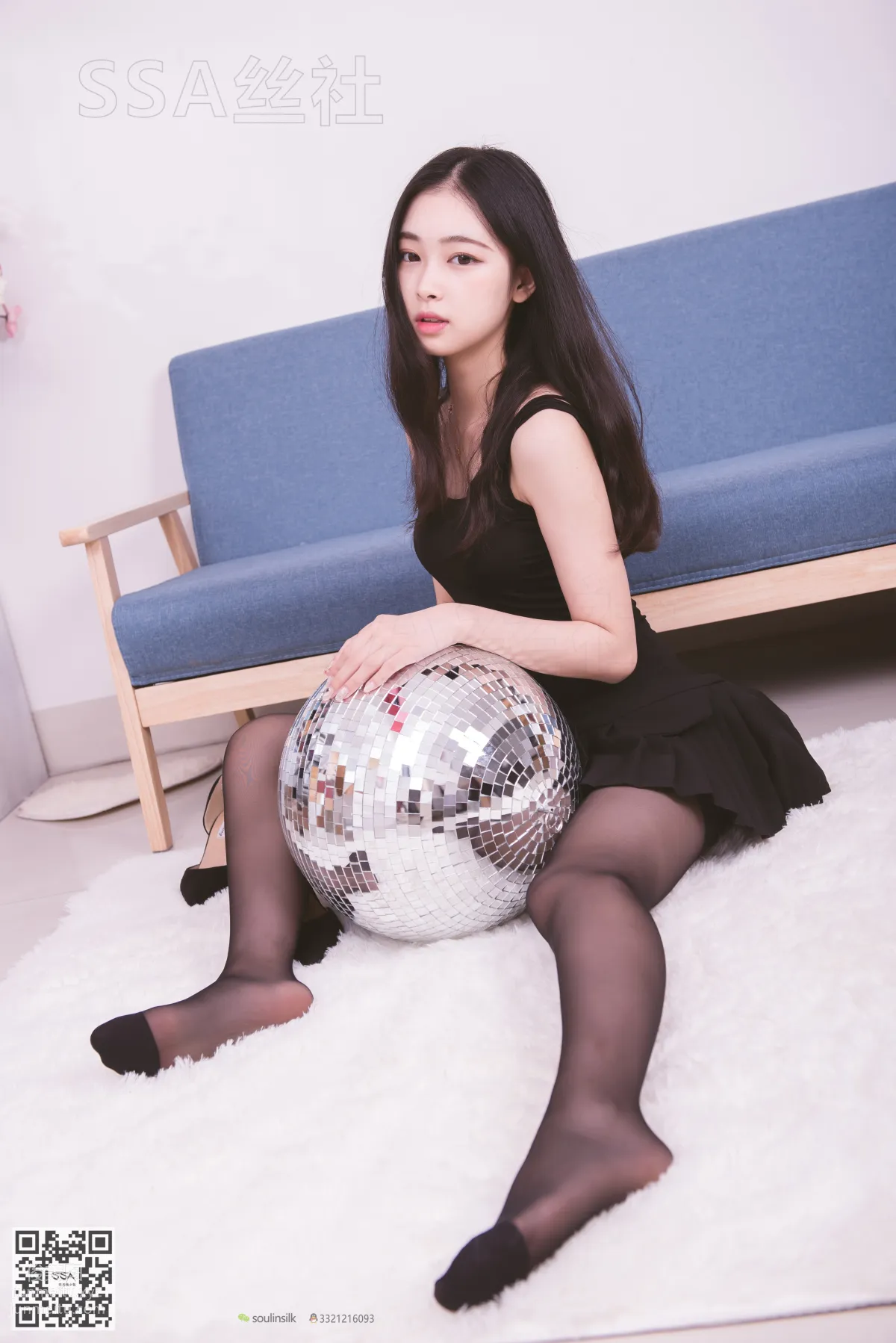 [SSA] Ultra HD Photos NO.122 Wen Juan Irresistible Black Reinforced Toe Stockings [129P] photo 115