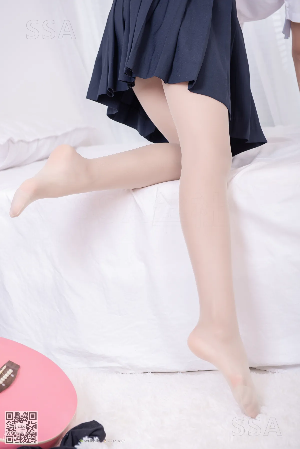 [SSA絲社]超清寫真 NO.181 小佩 酒窩少女JK制服肉絲黑襪穿搭示範[135P] 80