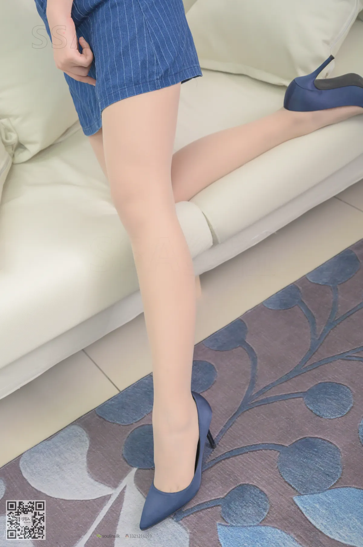 [SSA絲社]超清寫真 NO.192 小鹿 藍色條紋裙穿搭示範[160P] 57