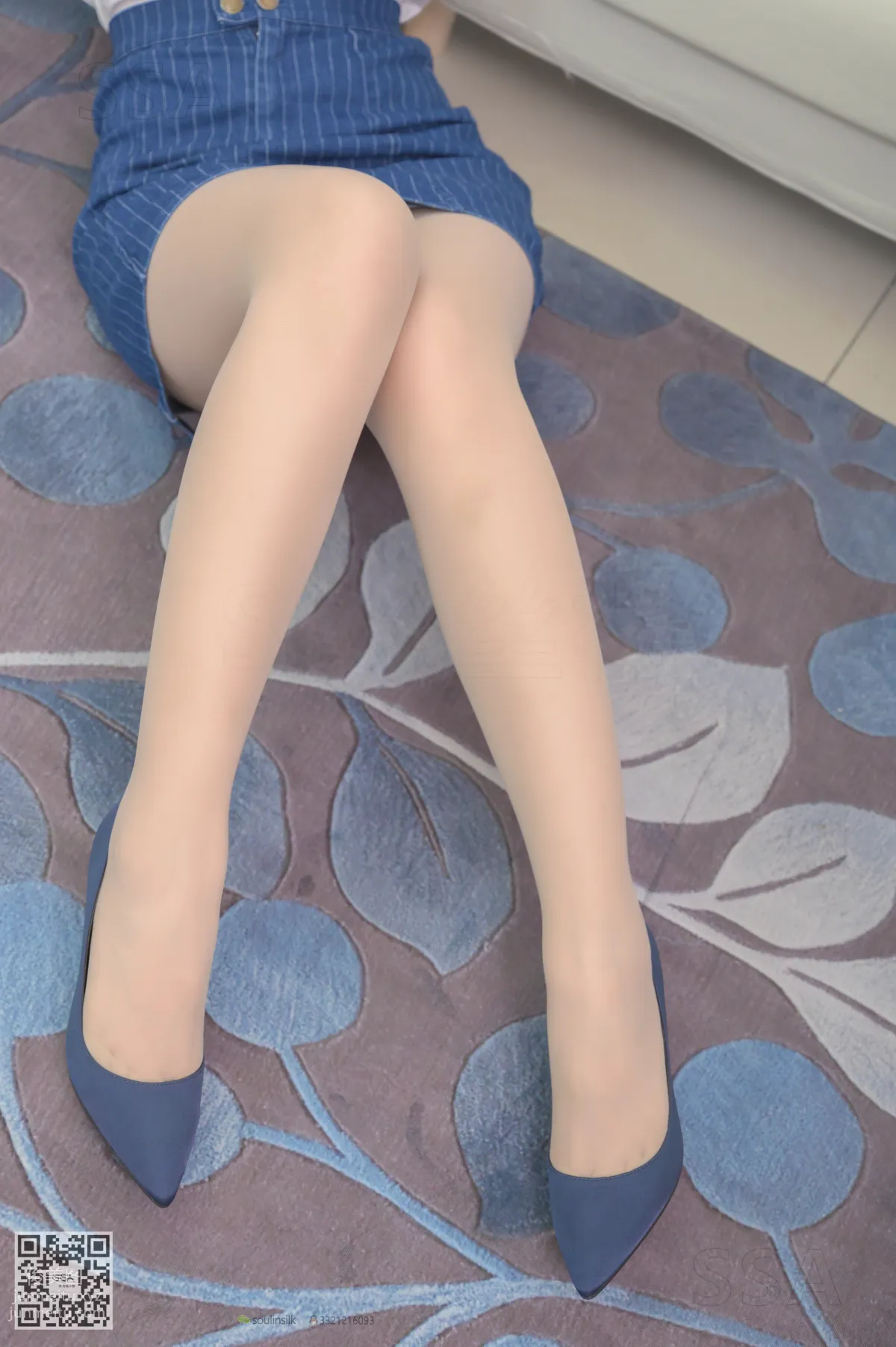[SSA絲社]超清寫真 NO.192 小鹿 藍色條紋裙穿搭示範[160P] 82