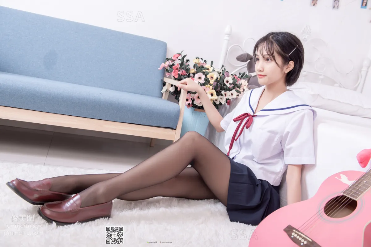 [SSA] Ultra HD Photos No.169 Xiao Pei JK Uniform and Black Stockings [148P] photo 14