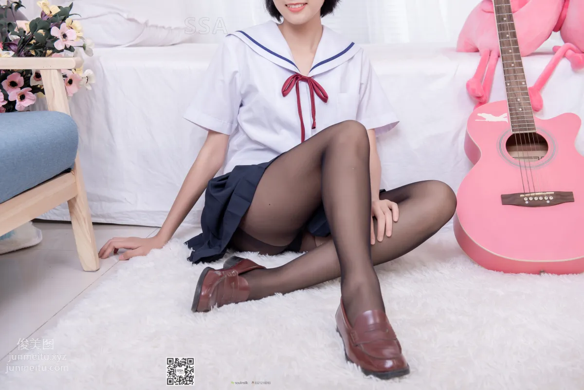 [SSA] Ultra HD Photos No.169 Xiao Pei JK Uniform and Black Stockings [148P] photo 25