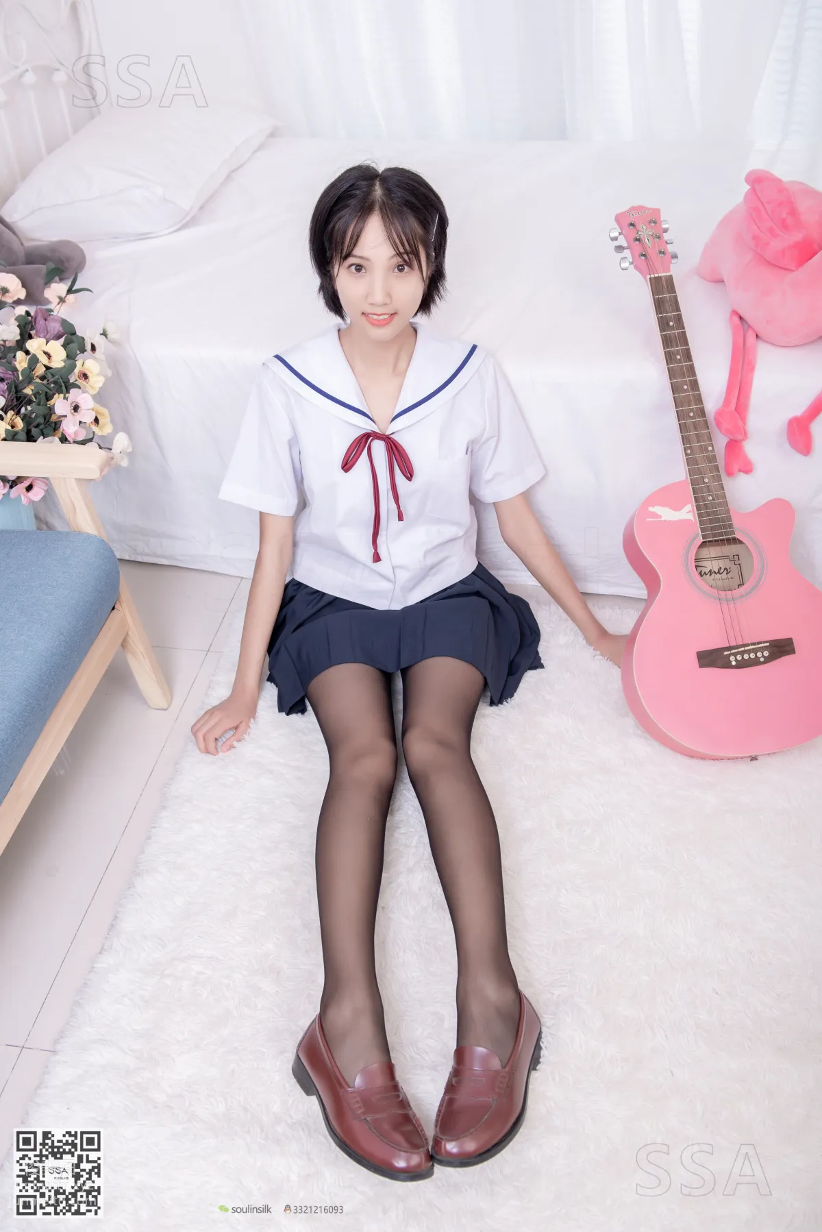 [SSA] Ultra HD Photos No.169 Xiao Pei JK Uniform and Black Stockings [148P] photo 50