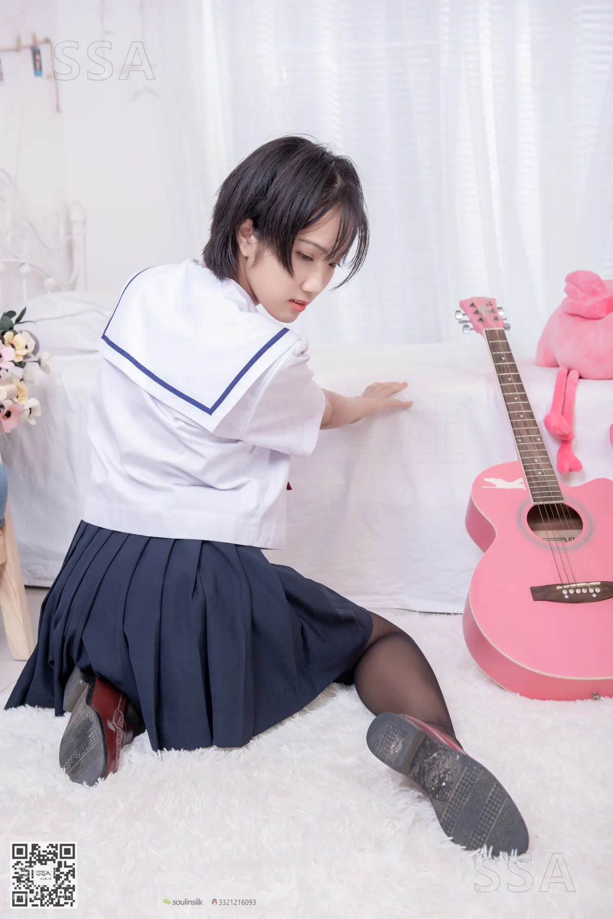 [SSA] Ultra HD Photos No.169 Xiao Pei JK Uniform and Black Stockings [148P] photo 58