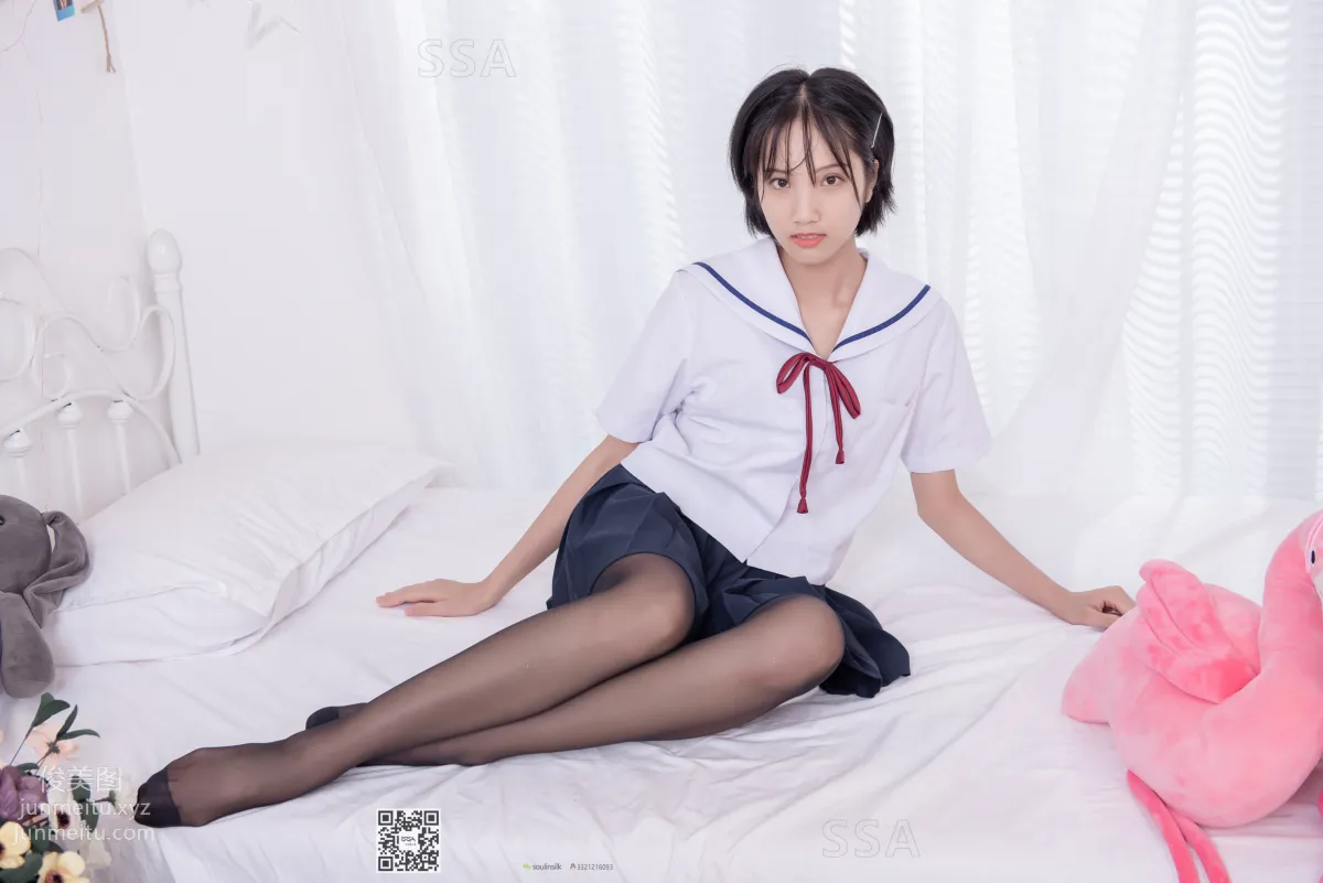 [SSA] Ultra HD Photos No.169 Xiao Pei JK Uniform and Black Stockings [148P] photo 139