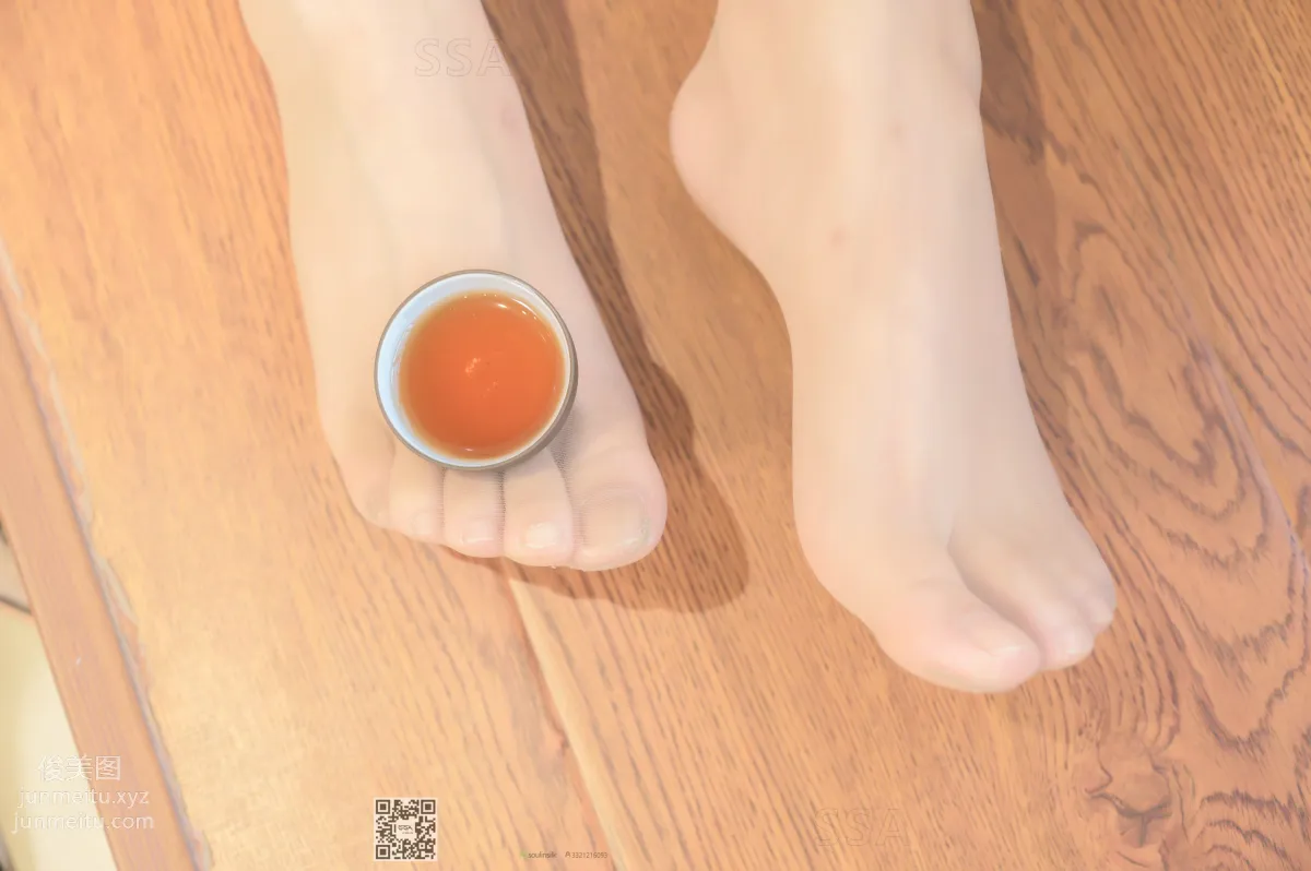 [SSA] Ultra HD Photo Set NO.187 Xue Li, Tea Artist Washing Tea and Skin-Tone Stockings Styling Demonstration [112P] photo 25