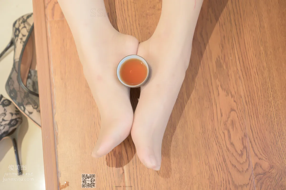 [SSA] Ultra HD Photo Set NO.187 Xue Li, Tea Artist Washing Tea and Skin-Tone Stockings Styling Demonstration [112P] photo 26