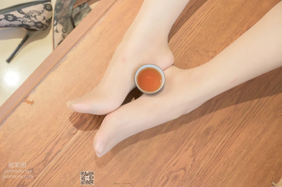 [SSA] Ultra HD Photo Set NO.187 Xue Li, Tea Artist Washing Tea and Skin-Tone Stockings Styling Demonstration [112P] photo 27