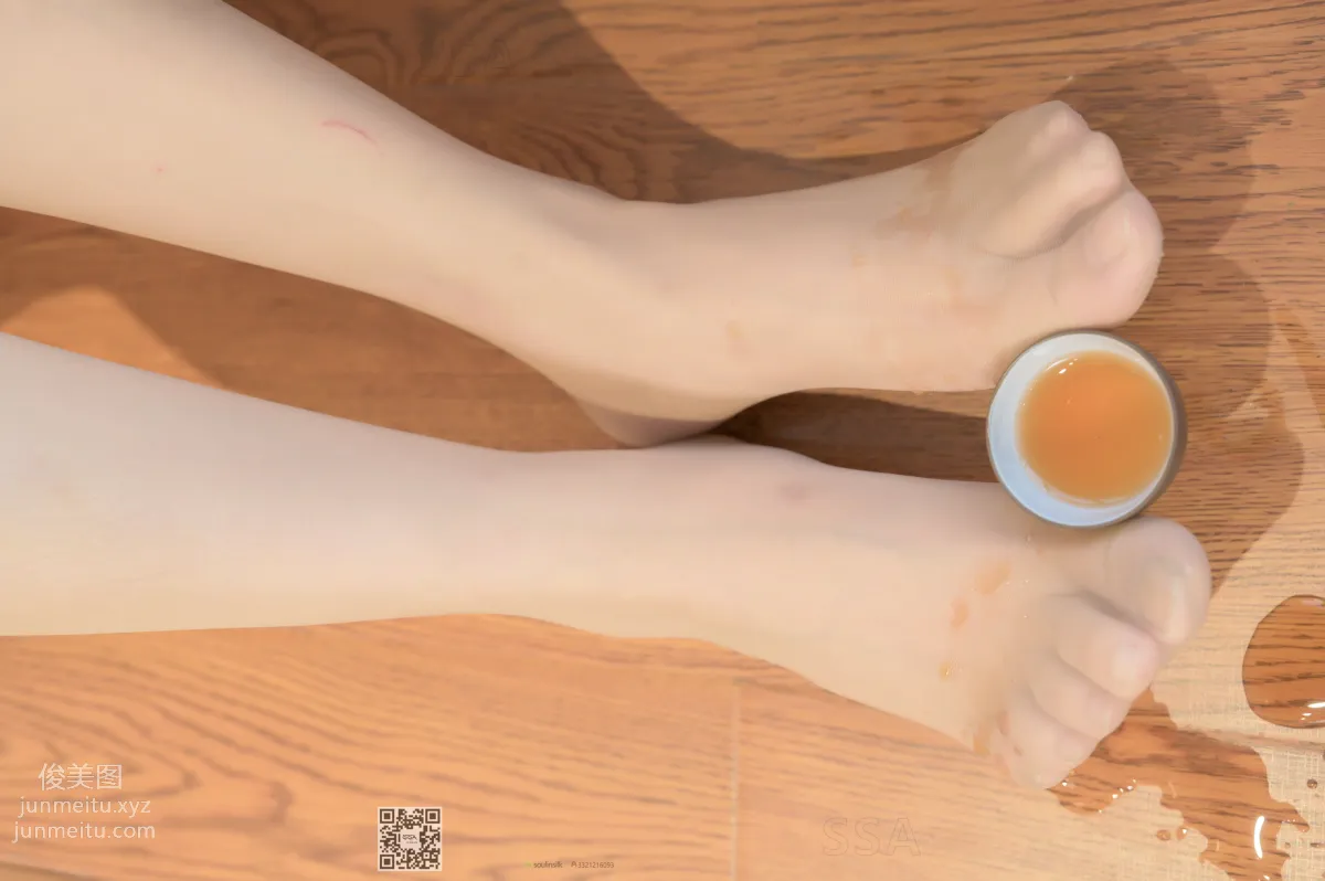 [SSA] Ultra HD Photo Set NO.187 Xue Li, Tea Artist Washing Tea and Skin-Tone Stockings Styling Demonstration [112P] photo 41
