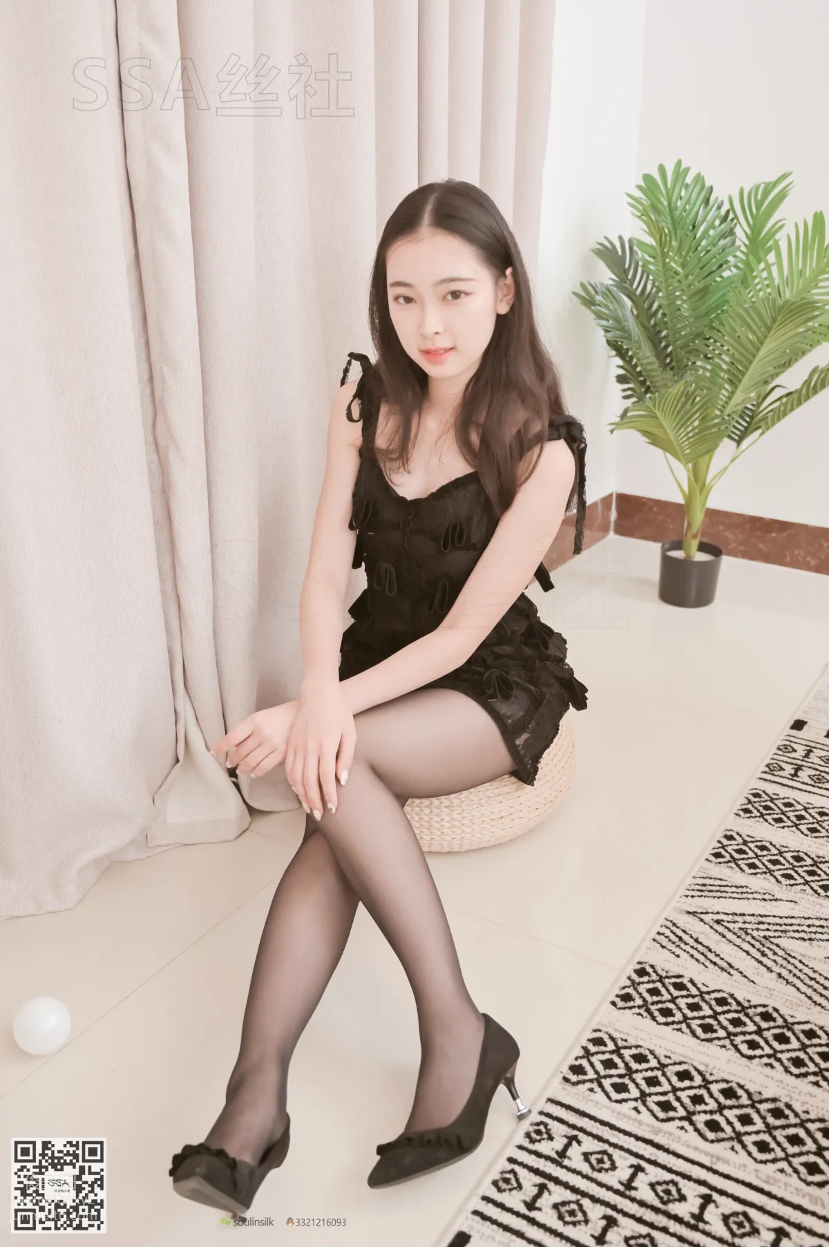 [SSA] Ultra HD Photos NO.104 Wen Juan Leg Model Wen Juan, Floral Girl's Short Skirt [131P] photo 30