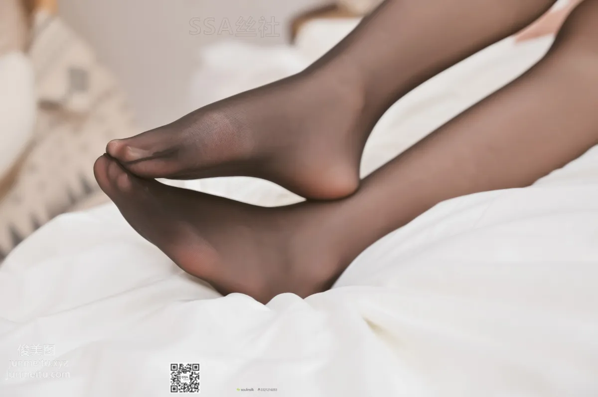 [SSA] Ultra HD Photos NO.109 Xi Xi Big-Eyed Cute Leg Model Xi Xi Black Stockings [153P] photo 48