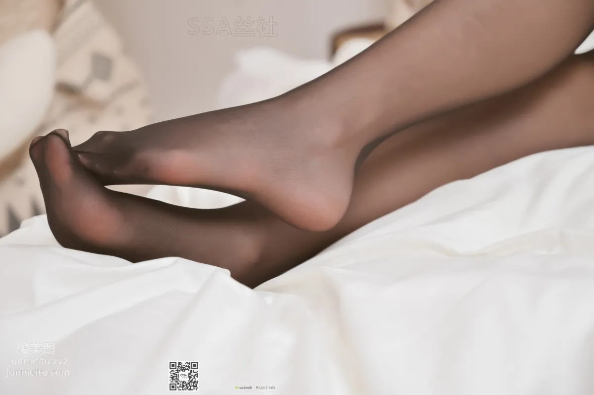 [SSA] Ultra HD Photos NO.109 Xi Xi Big-Eyed Cute Leg Model Xi Xi Black Stockings [153P] photo 49