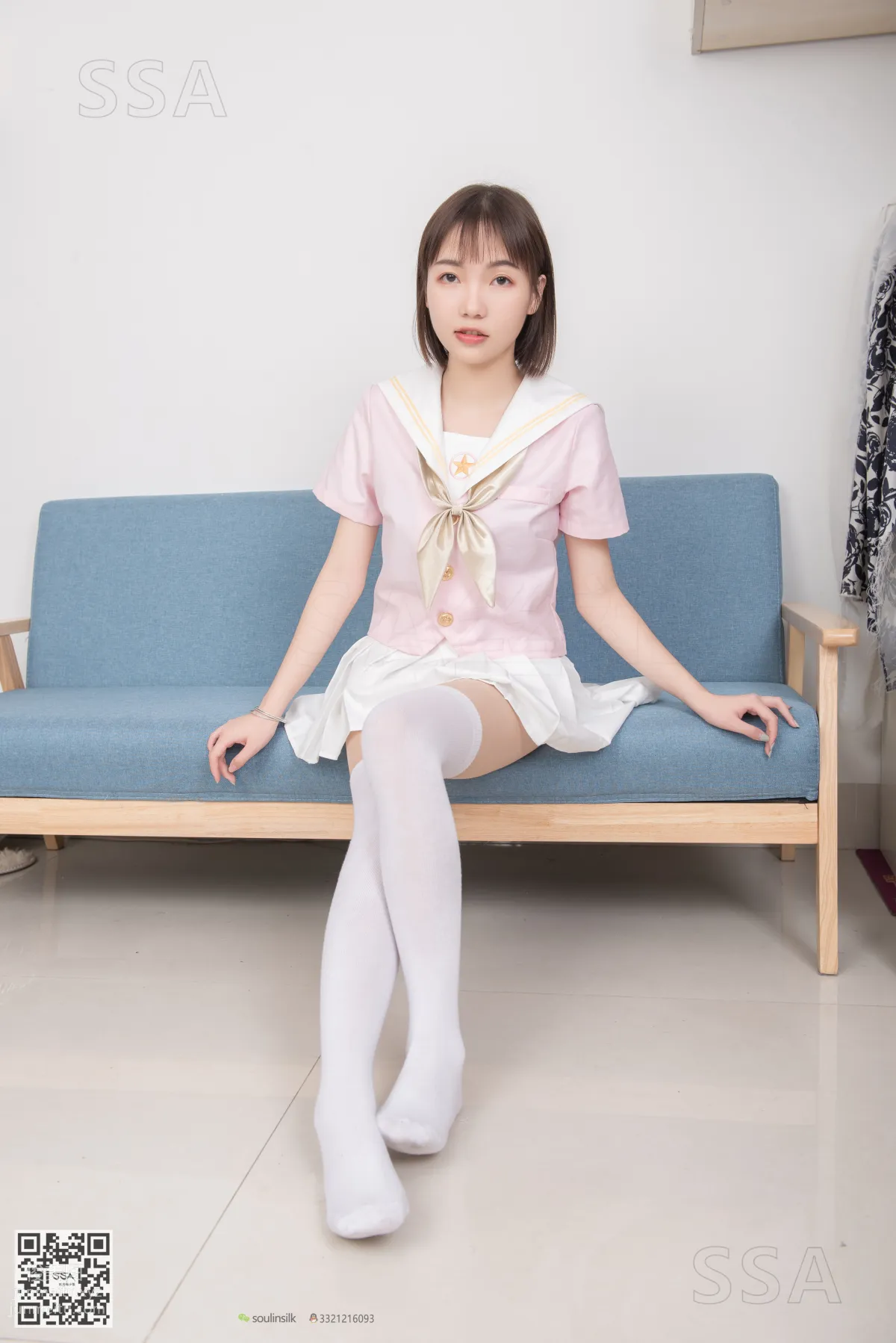 [SSA絲社]超清寫真 No.162 桃子粉色JK制服 [173P] 1