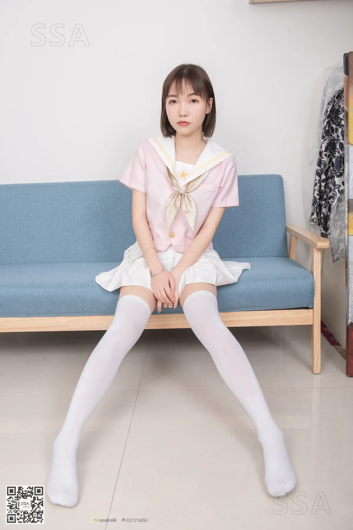 [SSA絲社]超清寫真 No.162 桃子粉色JK制服 [173P] 8