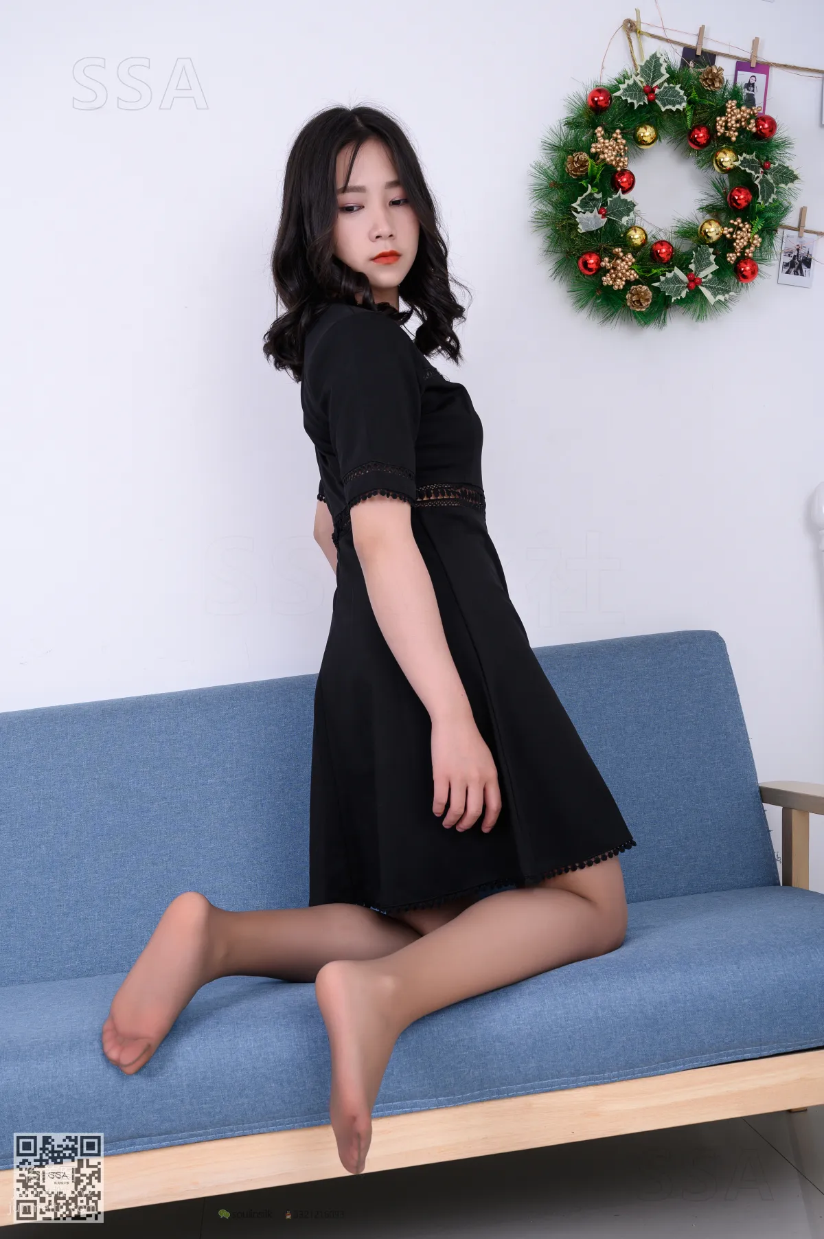 [SSA絲社]超清寫真 No.161 阿花黑色連衣裙 [120P] 93