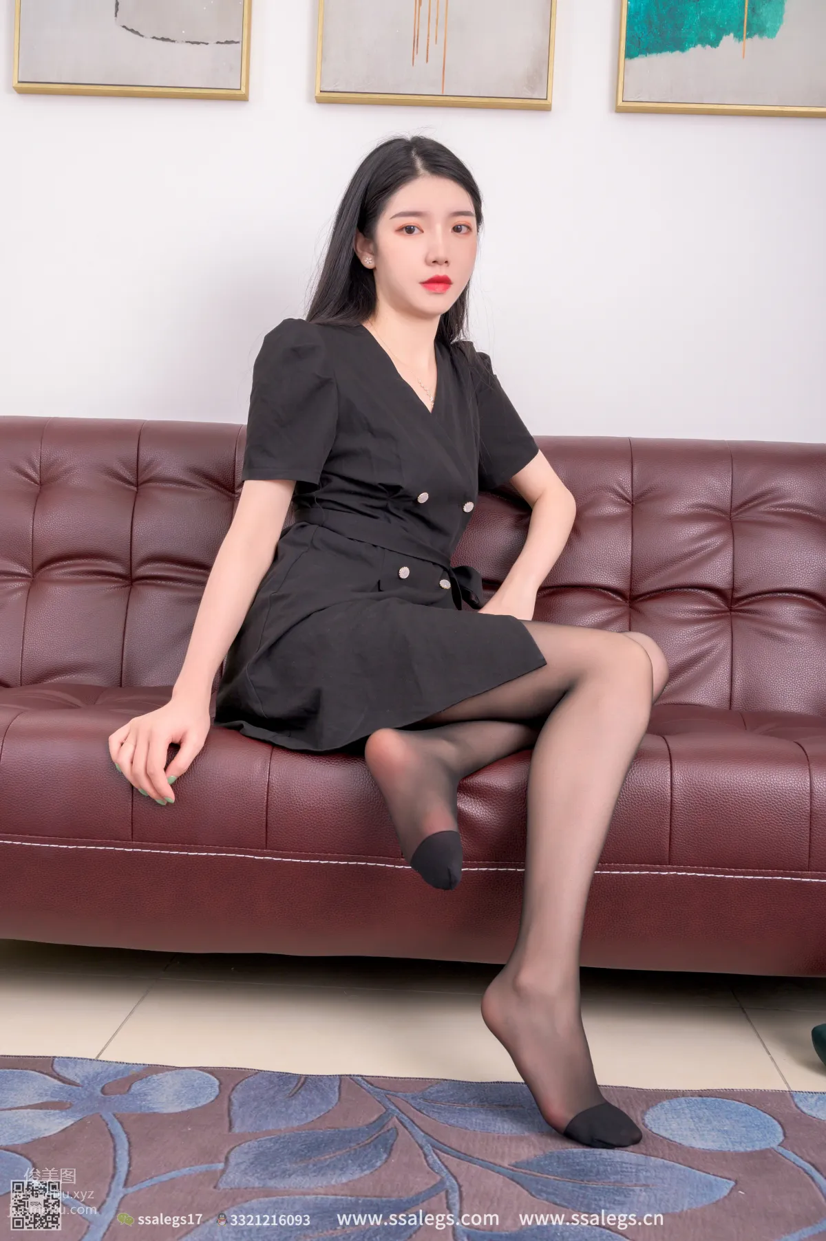 [SSA] Ultra HD Photo Set NO.469 IESS Qiuqiu Elegant Black Stockings [152P] photo 70