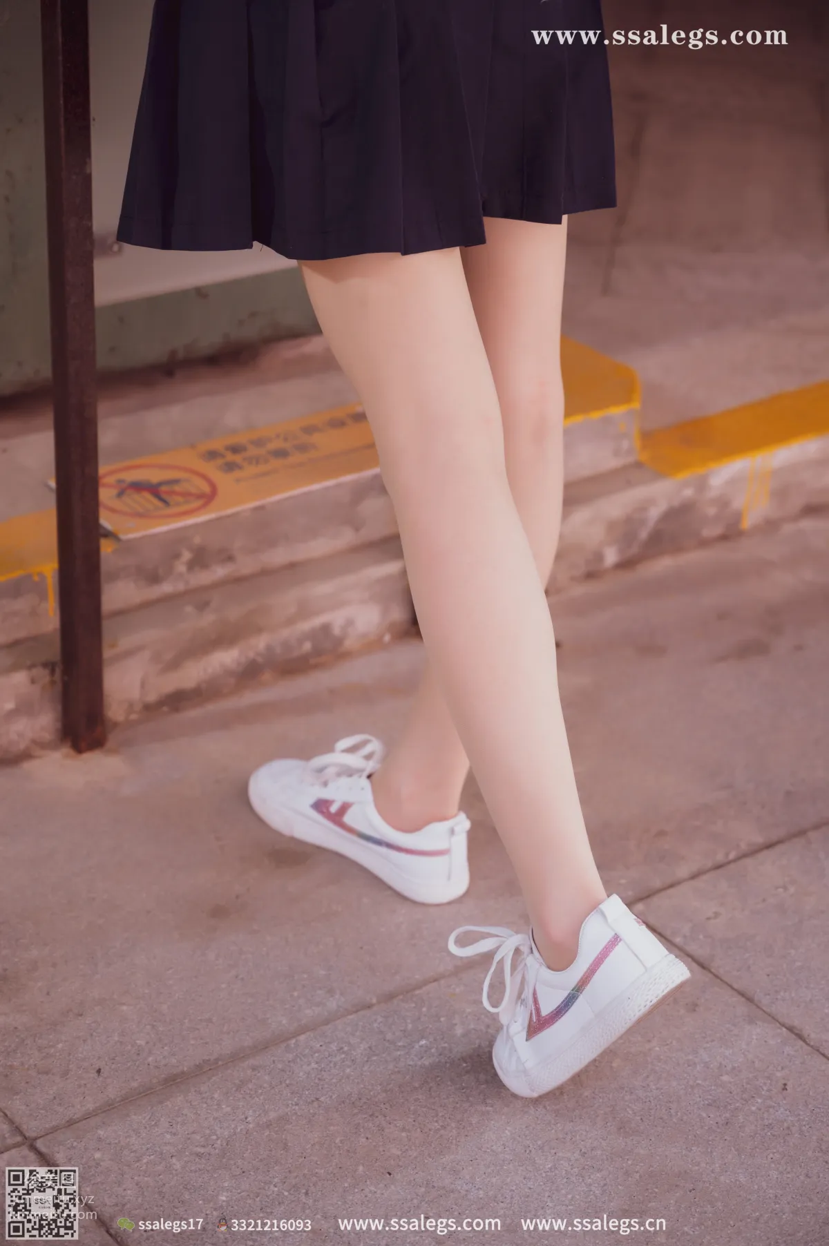 [SSA絲社]超清寫真 NO.422 漫漫白色jk制服肉絲寫真(下)[134P] 14