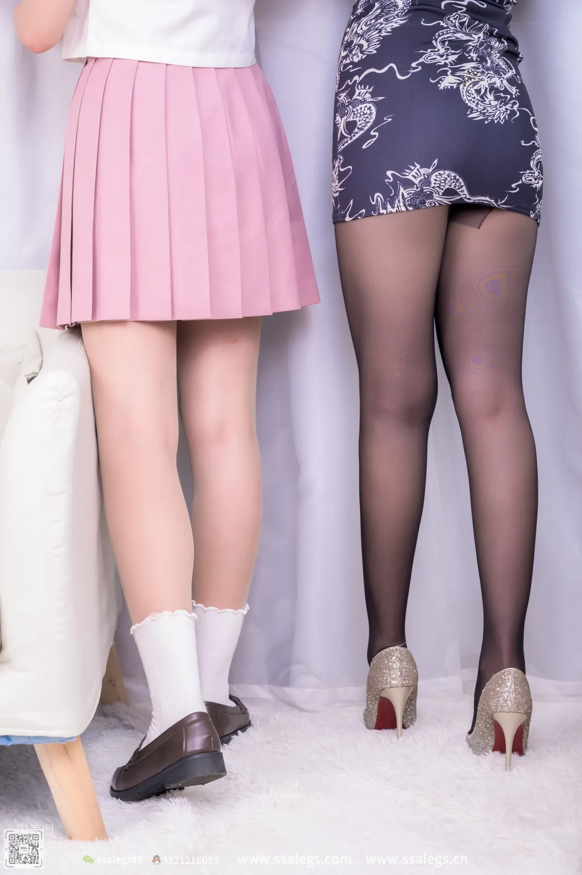 [SSA絲社]超清寫真 NO.511 寶寶&春曉 雙人絲襪寫真[96P] 40